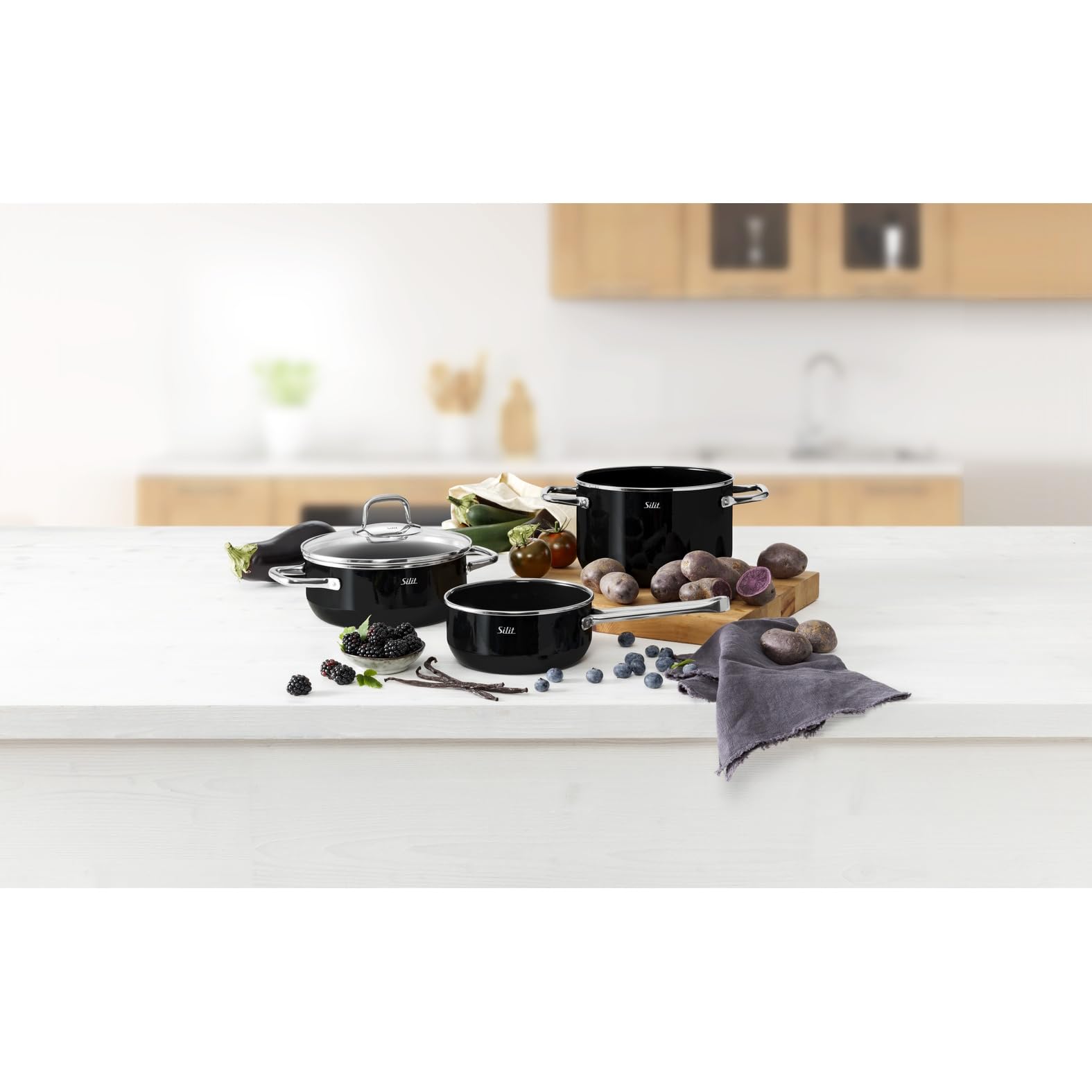 silit-elegance-line-topfset-induktion-4-teilig-kochtopf-set-mit-glasdeckel-silar image 7