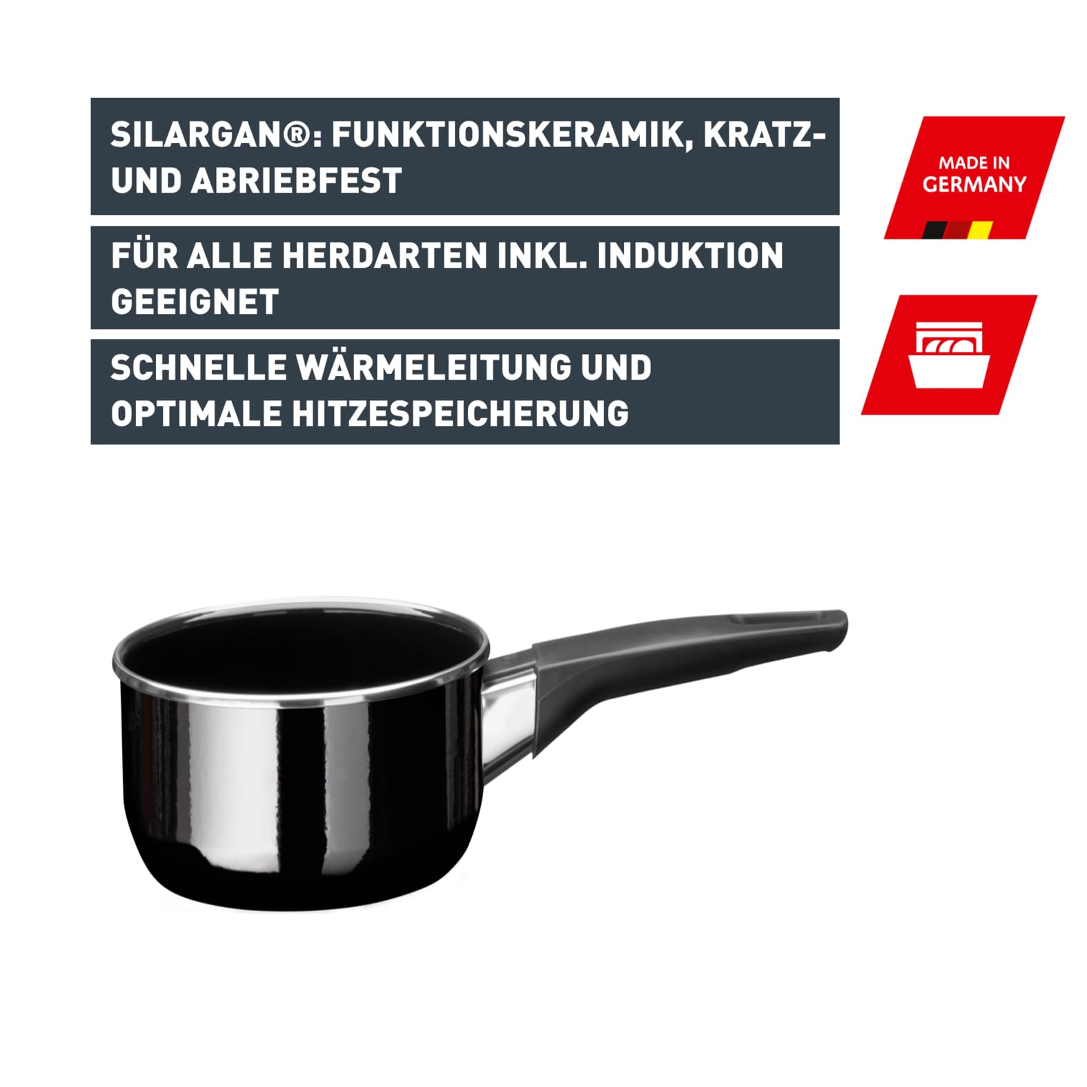 silit-modesto-stielkasserolle-16-cm-ohne-deckel-milchtopf-1-3-l-aus-silargan-fun image 2