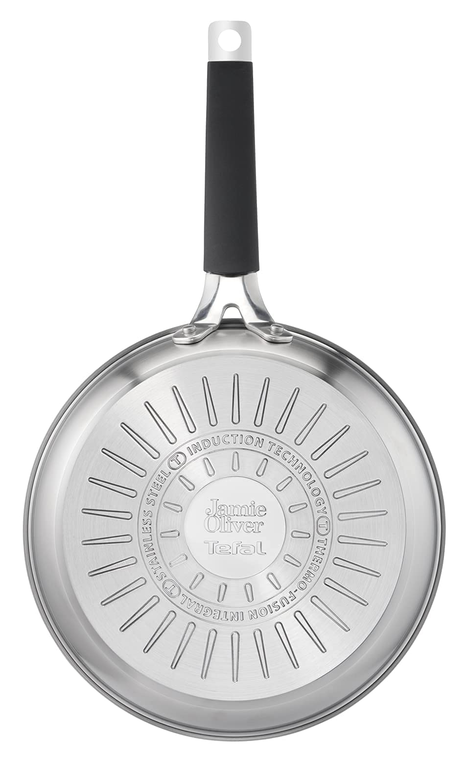 tefal-jamie-oliver-bratpfanne-28-cm-e51206az-inkl-rezeptheft-edelstahl-thermo-si image 3