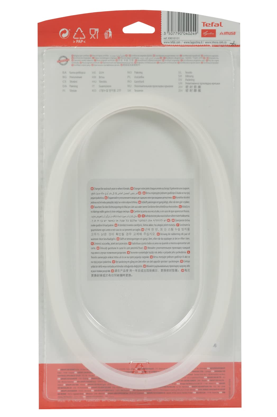 tefal-x90101-dichtungsring-f-r-secure-5-schnellkochtopf-22-cm-silikon-wei image 2
