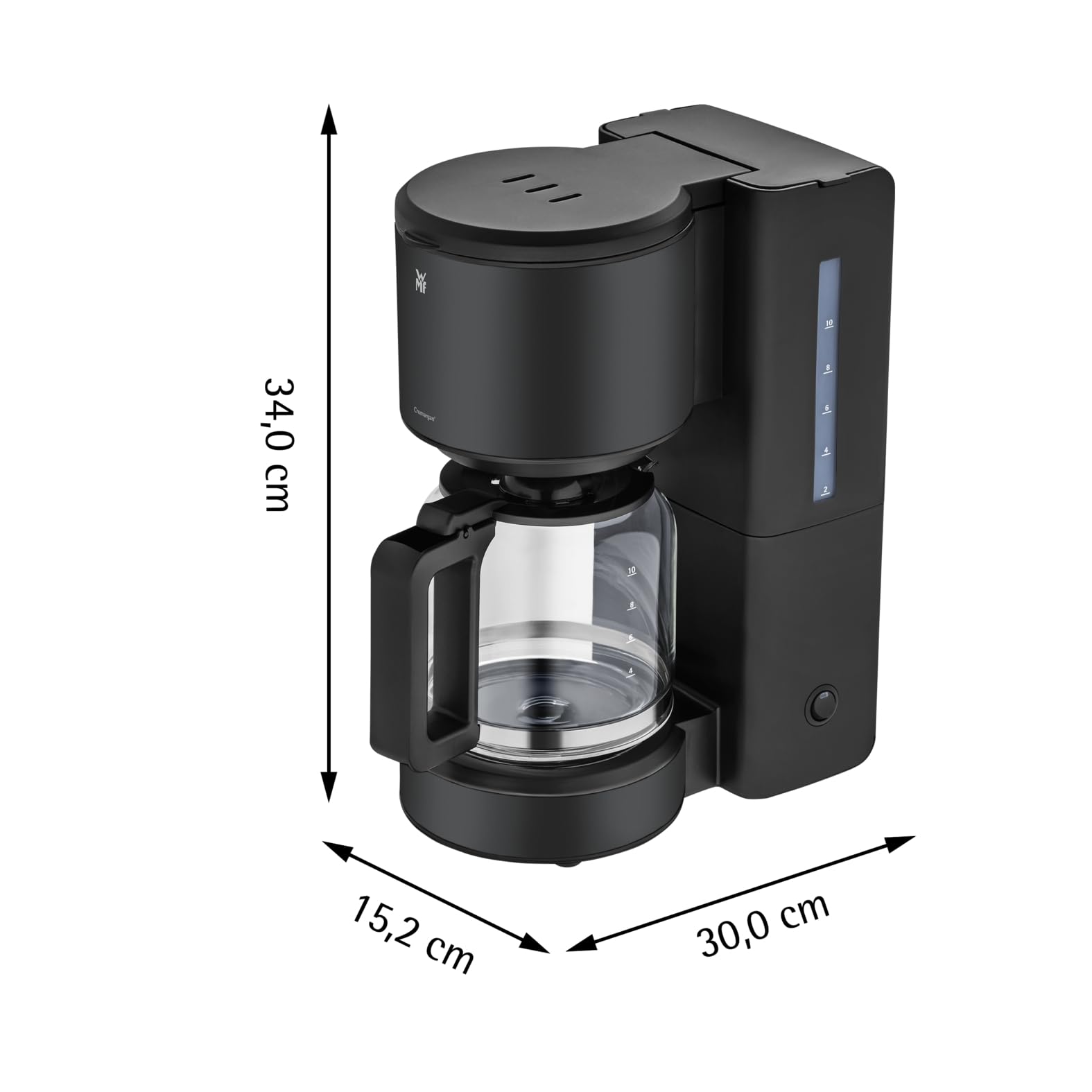 wmf-stelio-aroma-filterkaffeemaschine-mit-glaskanne-1-25-l-f-r-10-tassen-tropfst image 4