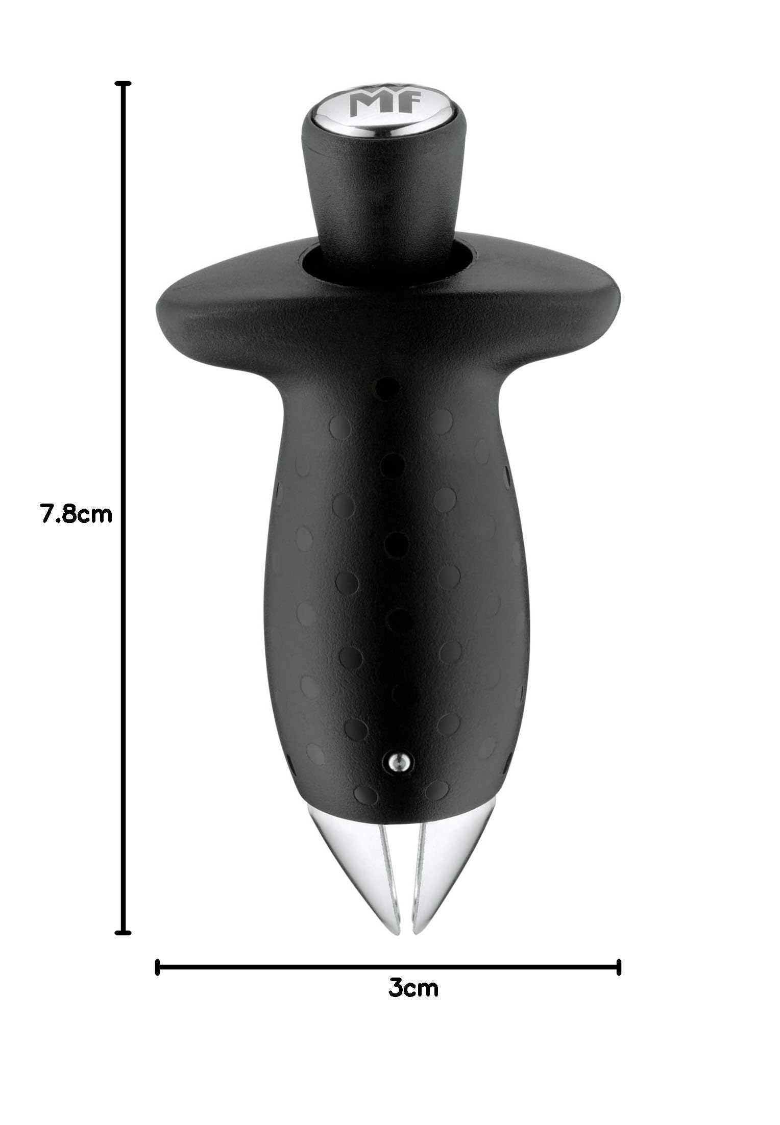 wmf-top-tools-strunkentferner-9-5-cm-edelstahl-erdbeer-tomatenstrunkentferner-sp image 3