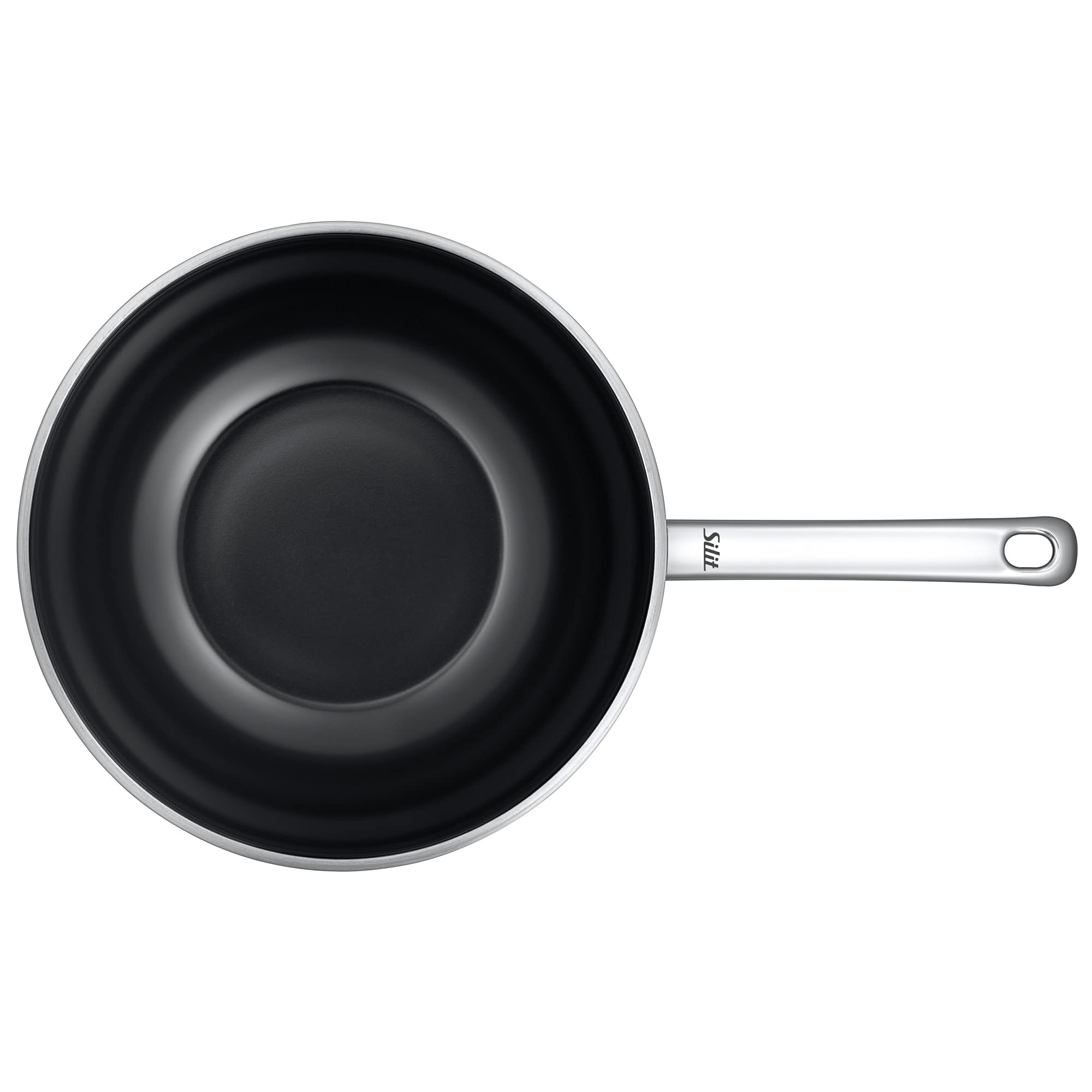 silit-wuhan-wokpfanne-28-cm-induktion-edelstahl-18-10-mit-ceraprotect-keramik-an image 5