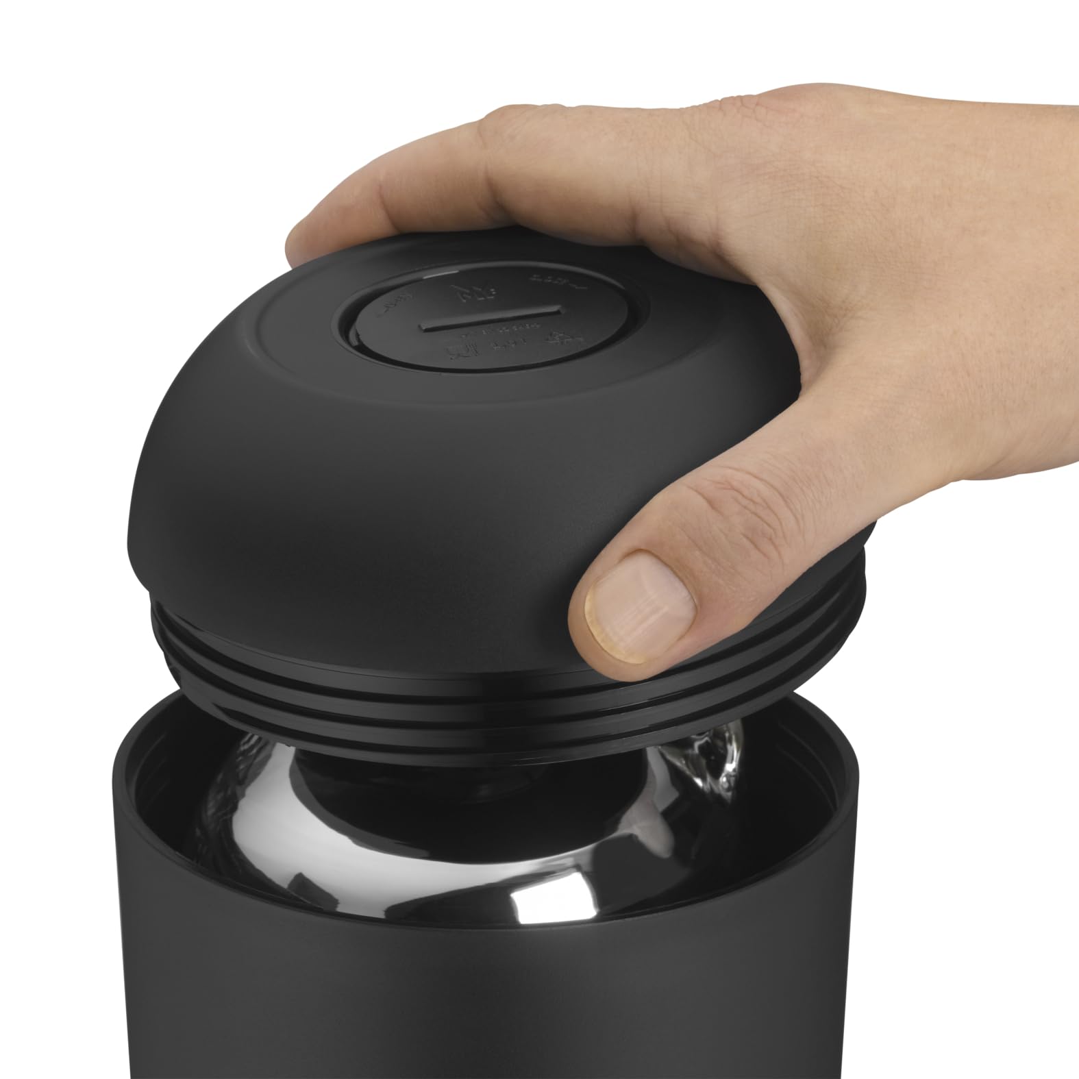 wmf-impulse-thermoskanne-1-l-schwarz-isolierkanne-mit-druckverschluss-glaseinsat image 8