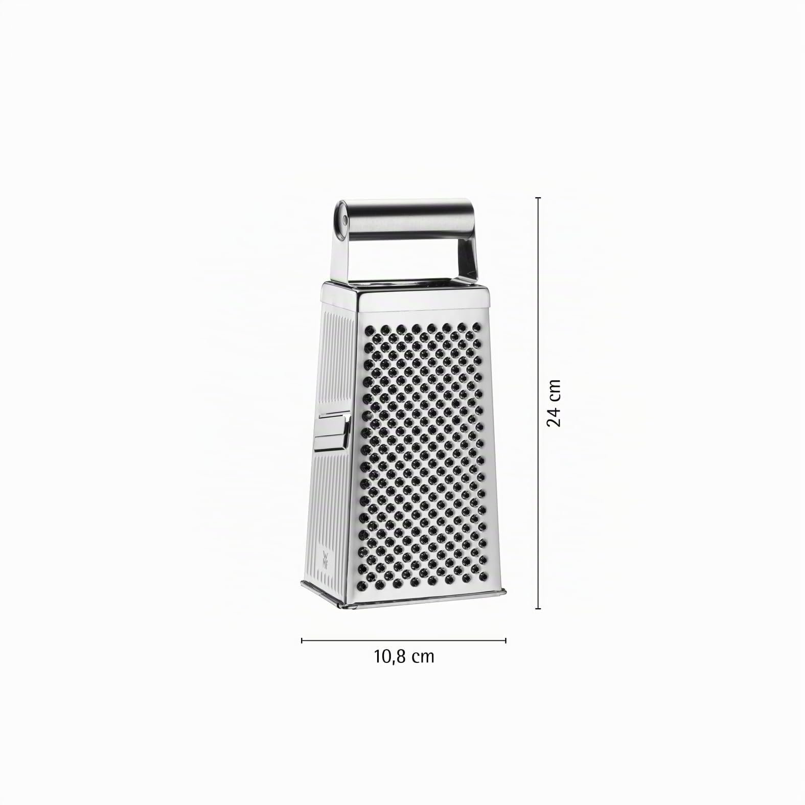 wmf-gourmet-vierkantreibe-8-x-24-cm-edelstahl-reibe-mit-4-reibefl-chen-cromargan image 6