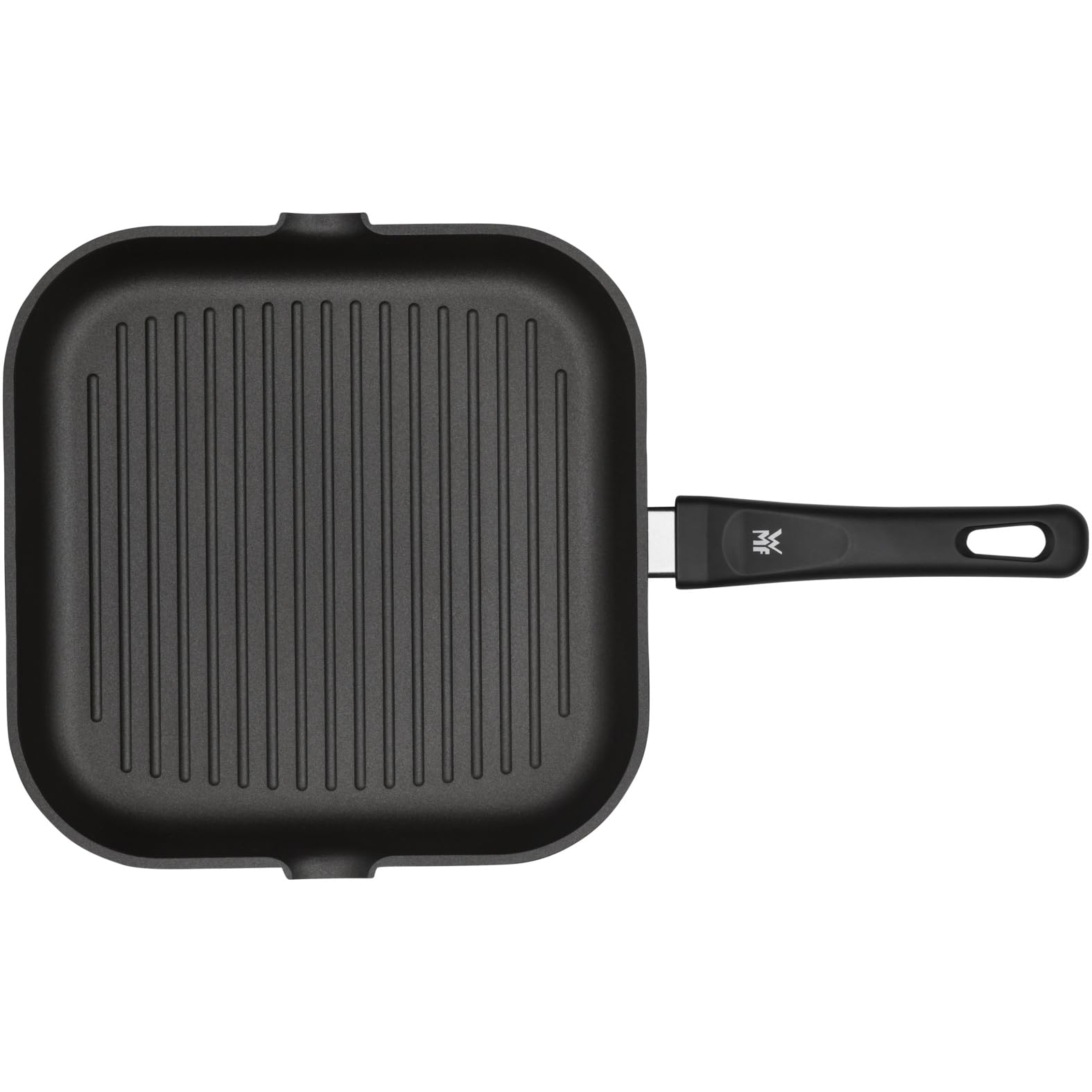 wmf-grillpfanne-27-x-27-cm-mit-ausguss-gerillte-steakpfanne-aus-aluminium-mit-du image 5