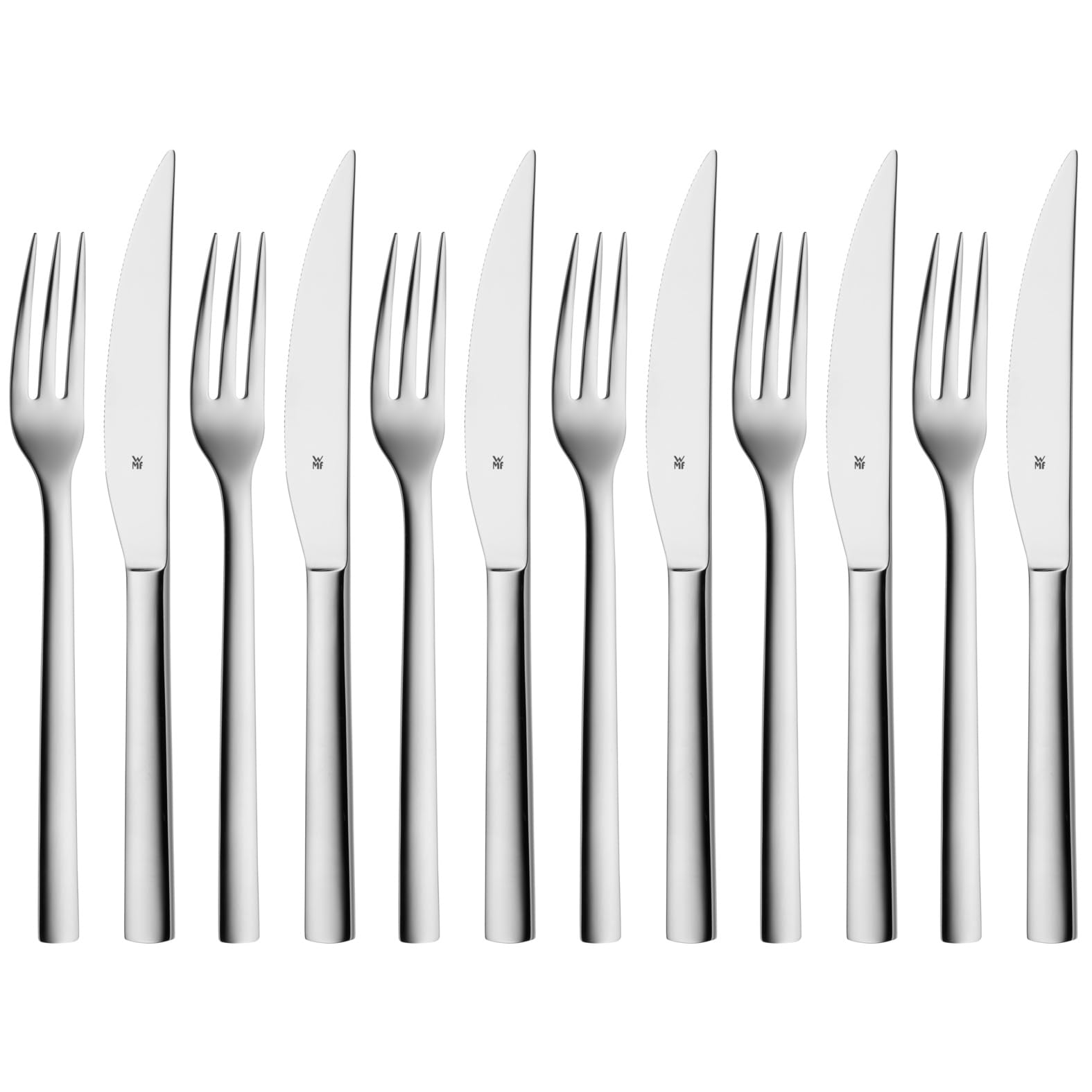 wmf-nuova-steakbesteck-12-teilig-set-f-r-6-personen-steakgabel-und-steakmesser-c image 1