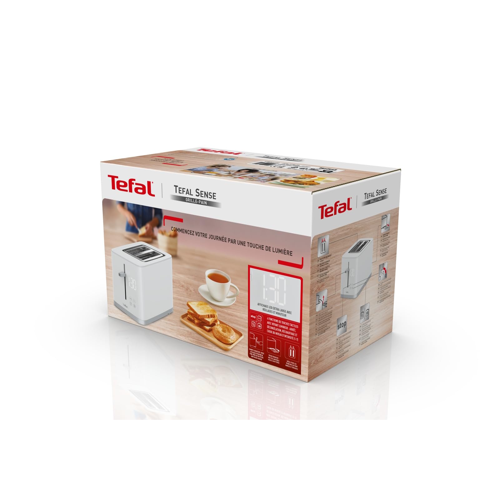 tefal-tt6931-sense-toaster-7-br-unungsstufen-digitaldisplay-mit-countdown-auftau image 7