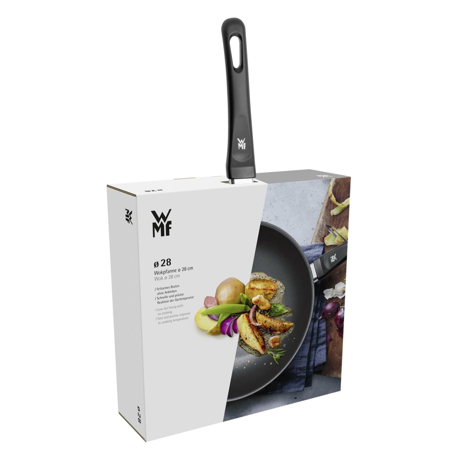 wmf-grillpfanne-27-x-27-cm-mit-ausguss-gerillte-steakpfanne-aus-aluminium-mit-du image 8
