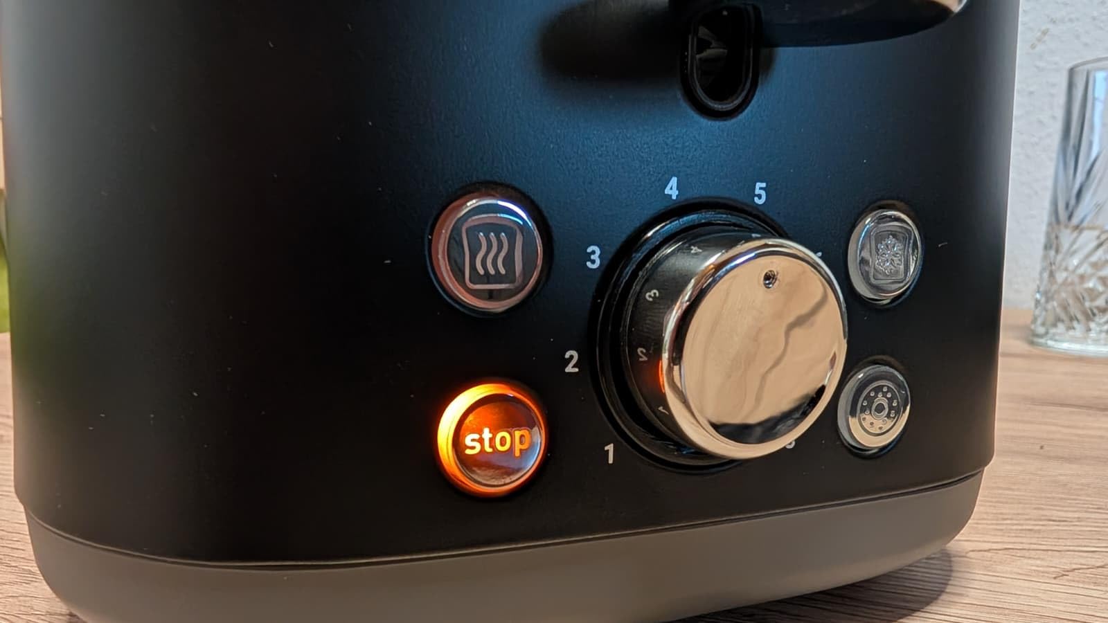 Optik top, Lautstärke mäßig