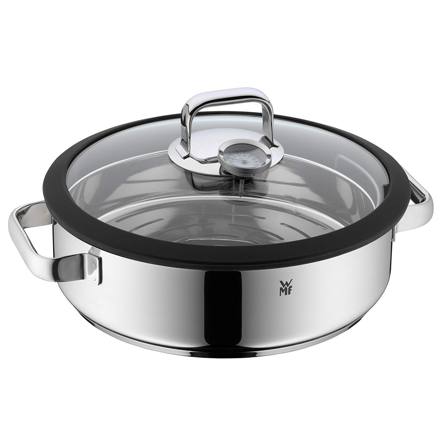 wmf-vitalis-aroma-dampfgarer-28-cm-dampfgartopf-rund-5-0-l-mit-glasdeckel-thermo image 1