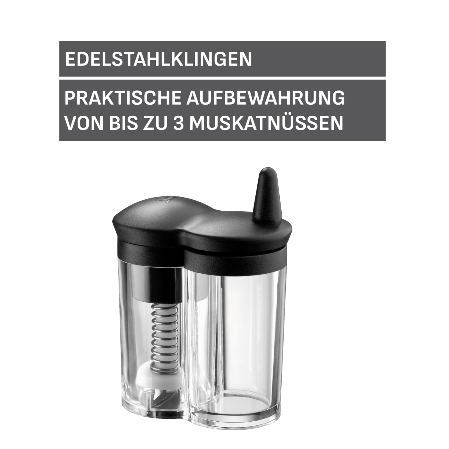 silit-mulino-muskatm-hle-mit-reservebeh-lter-muskatreibe-aus-edelstahl-und-acryl image 2