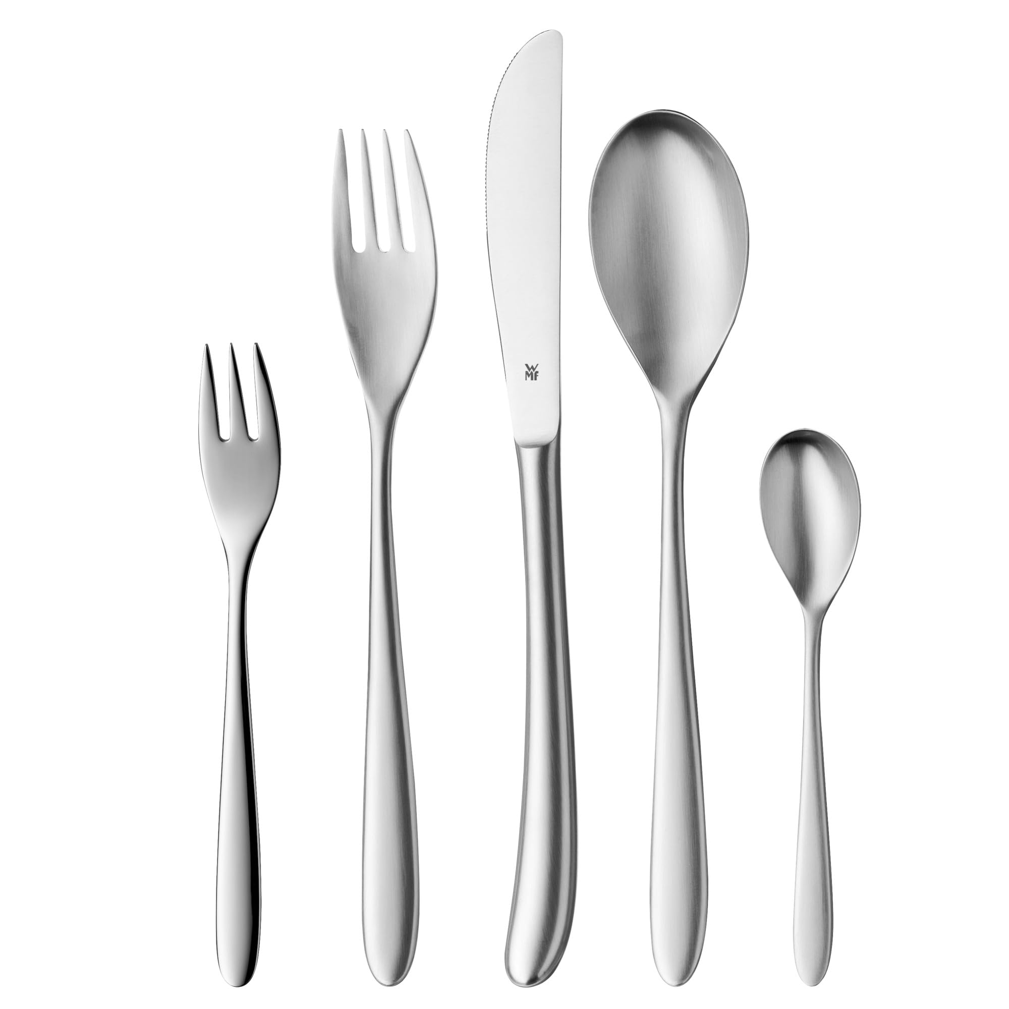 wmf-silk-besteck-set-30-teilig-f-r-6-personen-cromargan-edelstahl-18-10-mattiert image 1