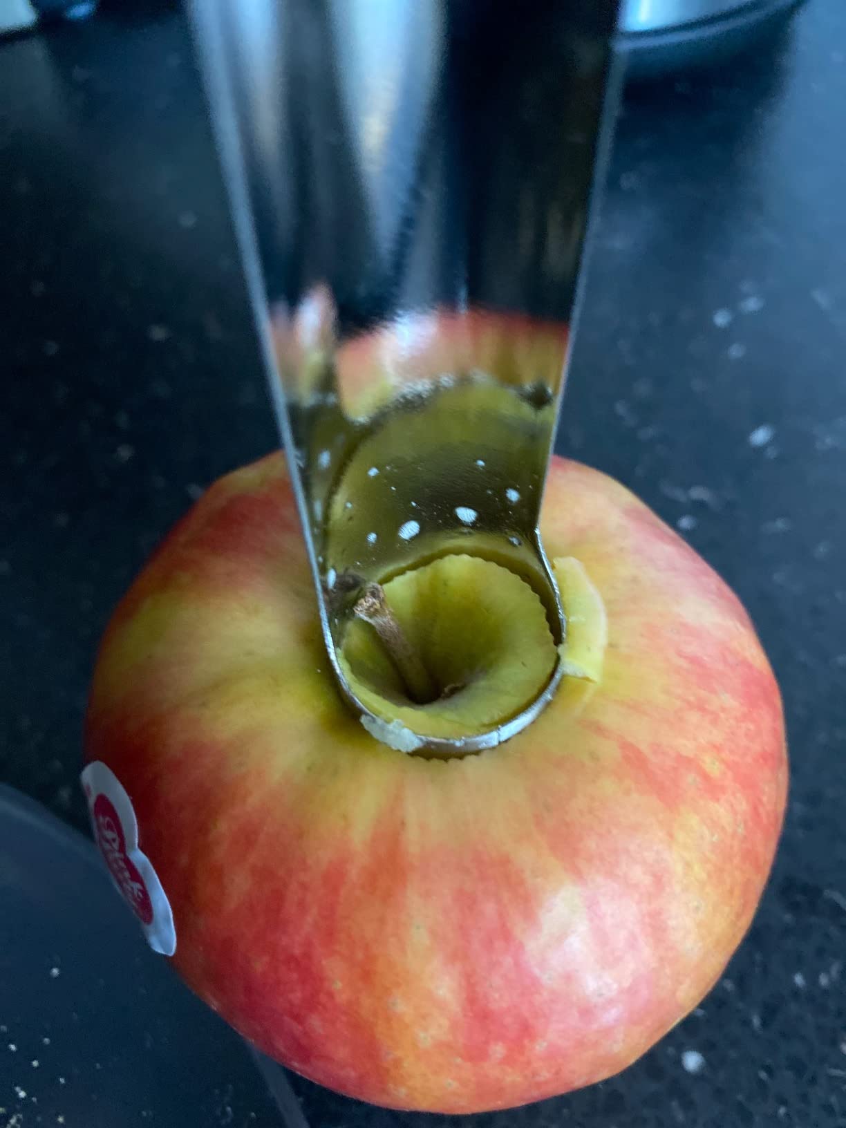 Für große Äpfel zu klein