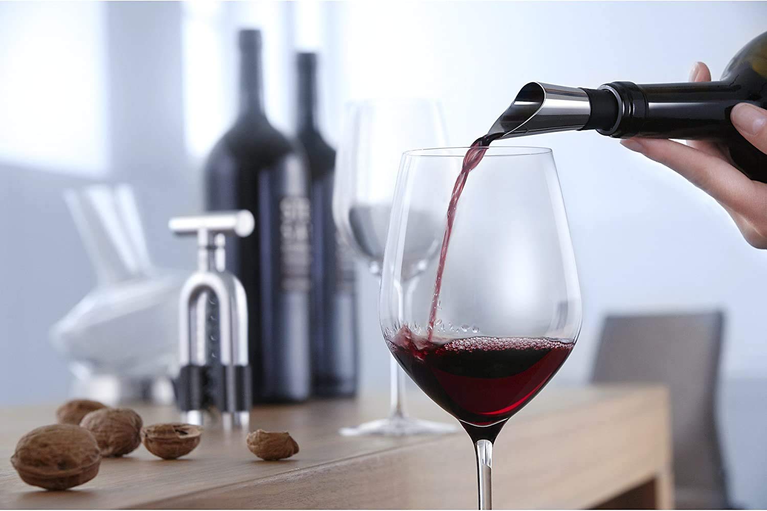 wmf-vino-dekantierausgie-er-mit-bel-fter-8-cm-weinausgie-er-aus-cromargan-edelst image 2