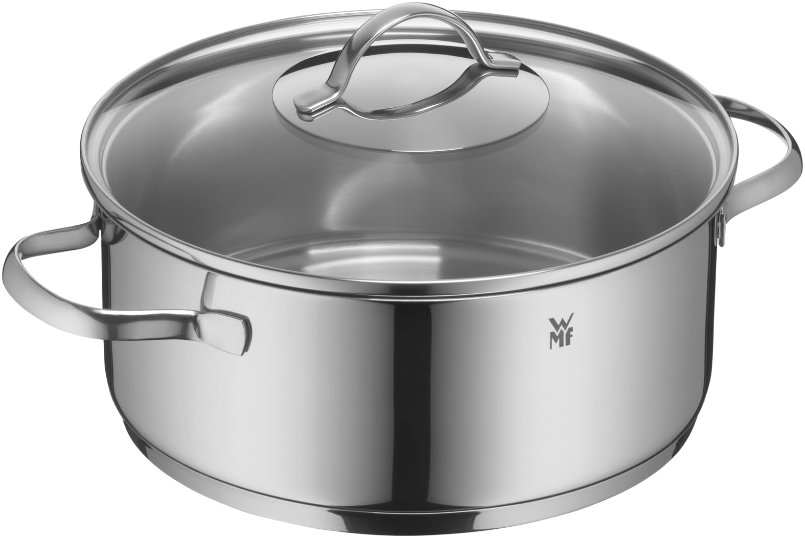 wmf-provence-plus-bratentopf-24-cm-mit-glasdeckel-4-1-l-induktion-cromargan-edel image 1