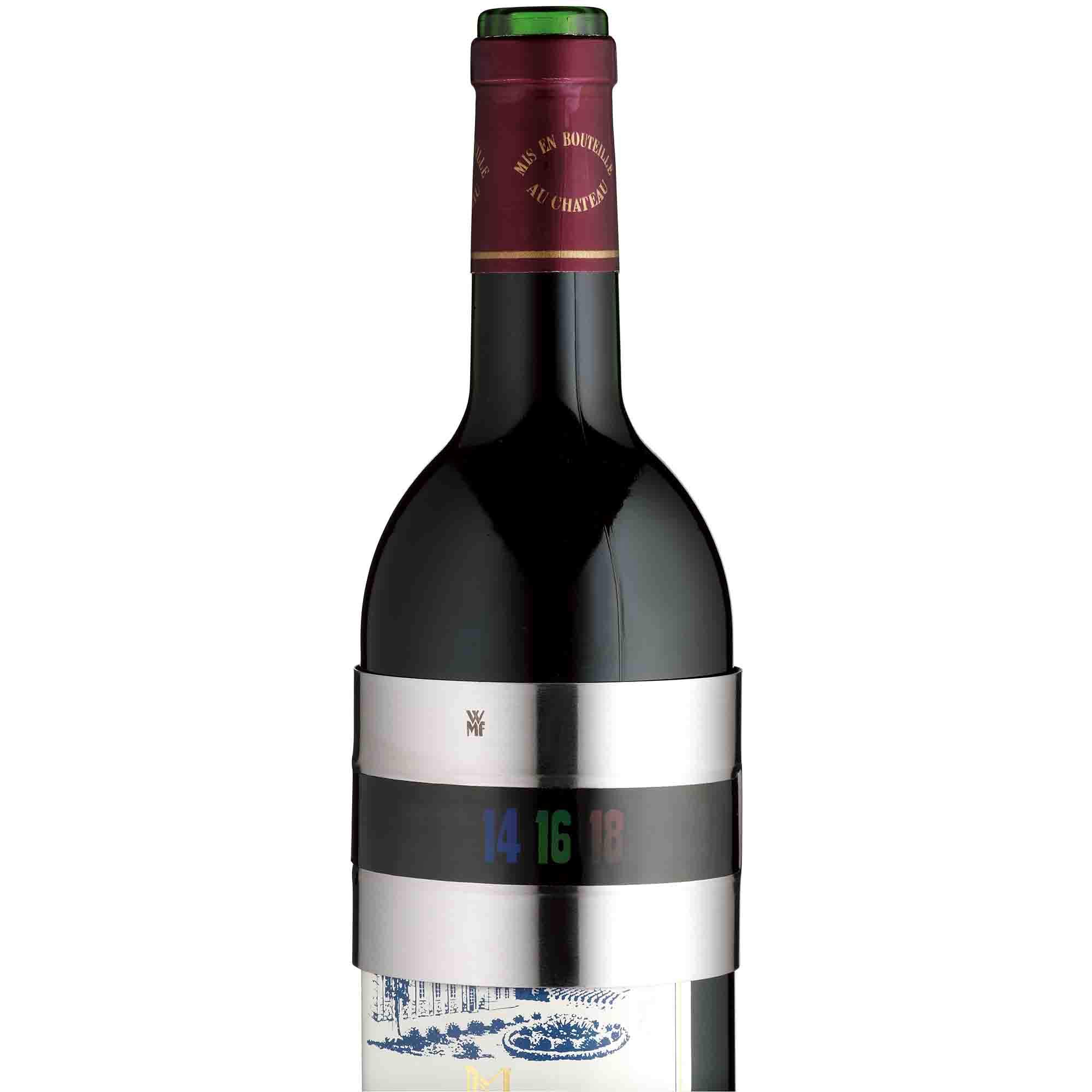 wmf-clever-more-clip-weinthermometer-analog-cromargan-edelstahl-mattiert-tempera image 1
