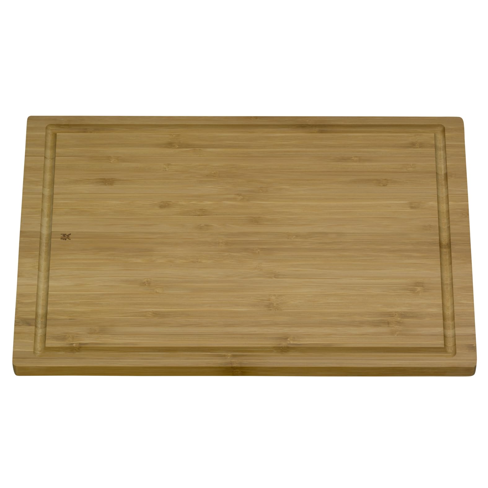 wmf-schneidebrett-bambus-natur-45-x-30-x-1-9-cm-gro-es-holzbrett-mit-saftrille-k image 2