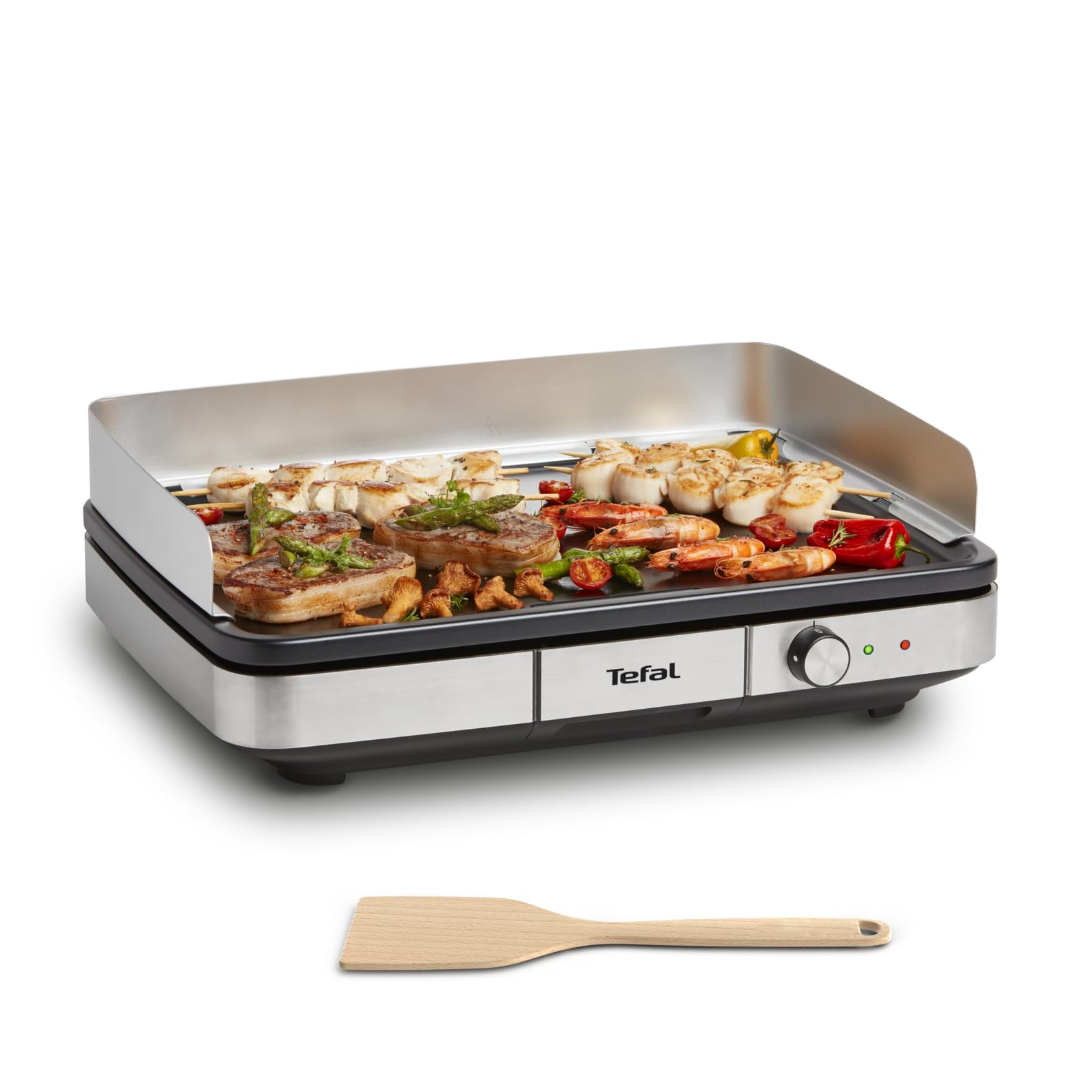 tefal-maxi-plancha-cb690d-elektro-tischgrill-2300-w-extra-gro-e-antihaft-teppany image 1