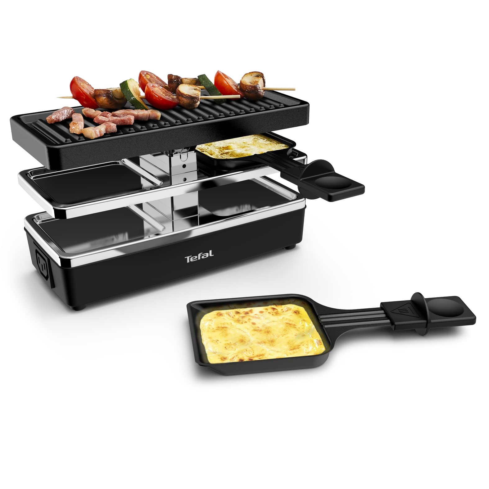 tefal-plug-share-re2308-raclette-f-r-2-personen-400w-2-pf-nnchen-grillplatte-erw image 1