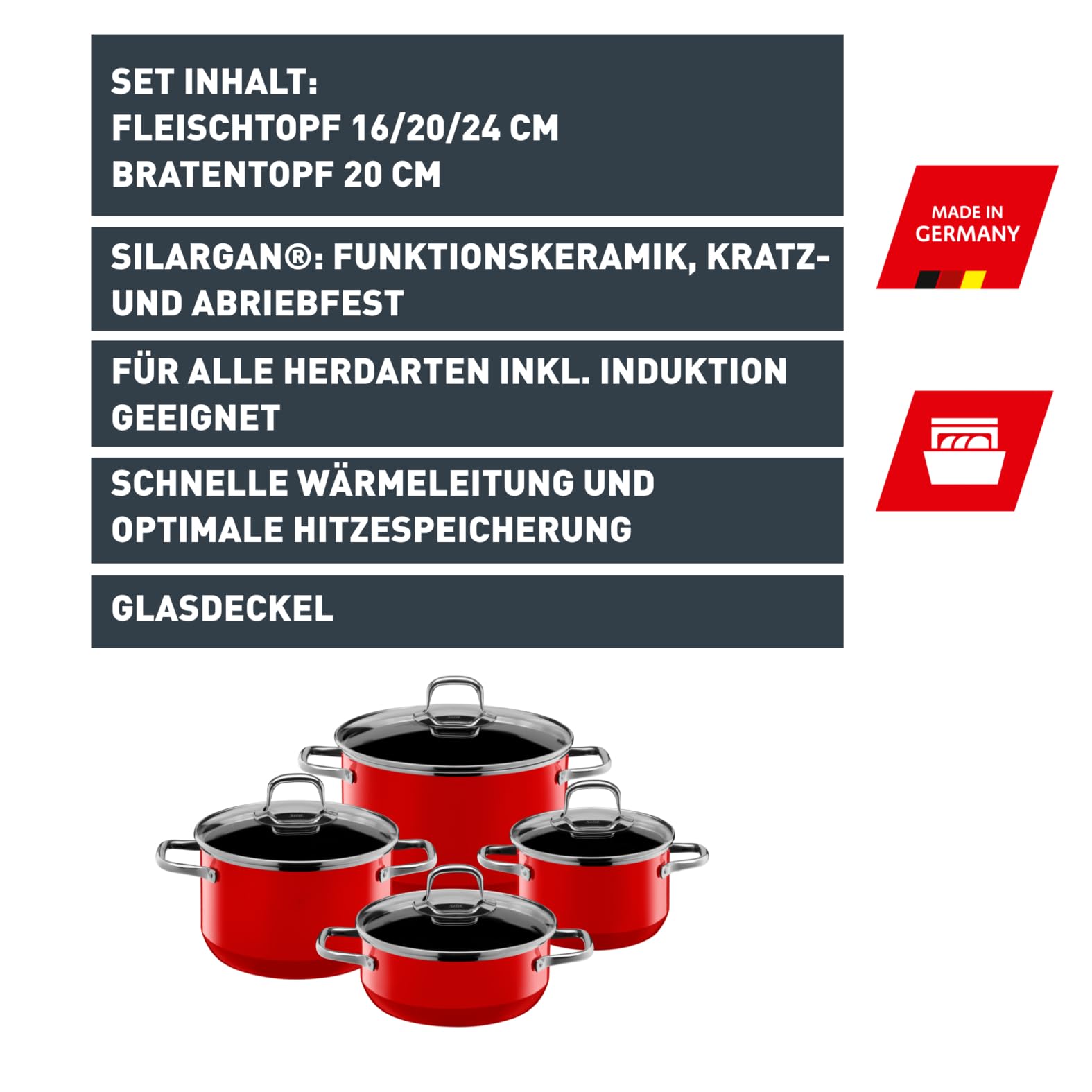 silit-elegance-line-topfset-4-teilig-rot-induktions-kochtopf-set-mit-glasdeckel- image 2