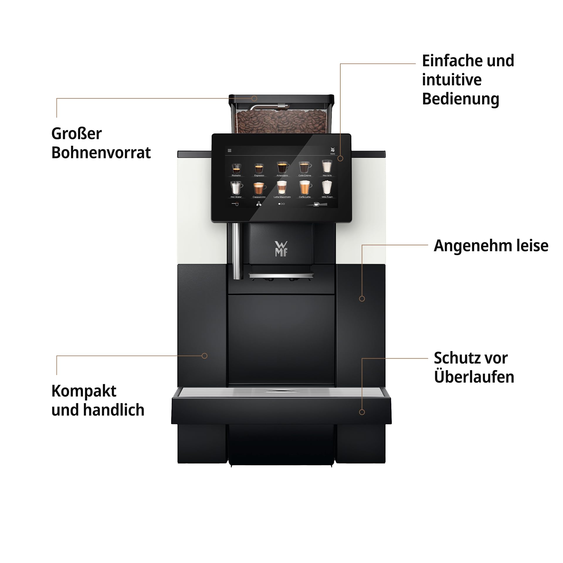 wmf-950-s-kaffeevollautomat-f-r-b-ro-gewerbe-touch-display-21-getr-nke-bis-50-ta image 3
