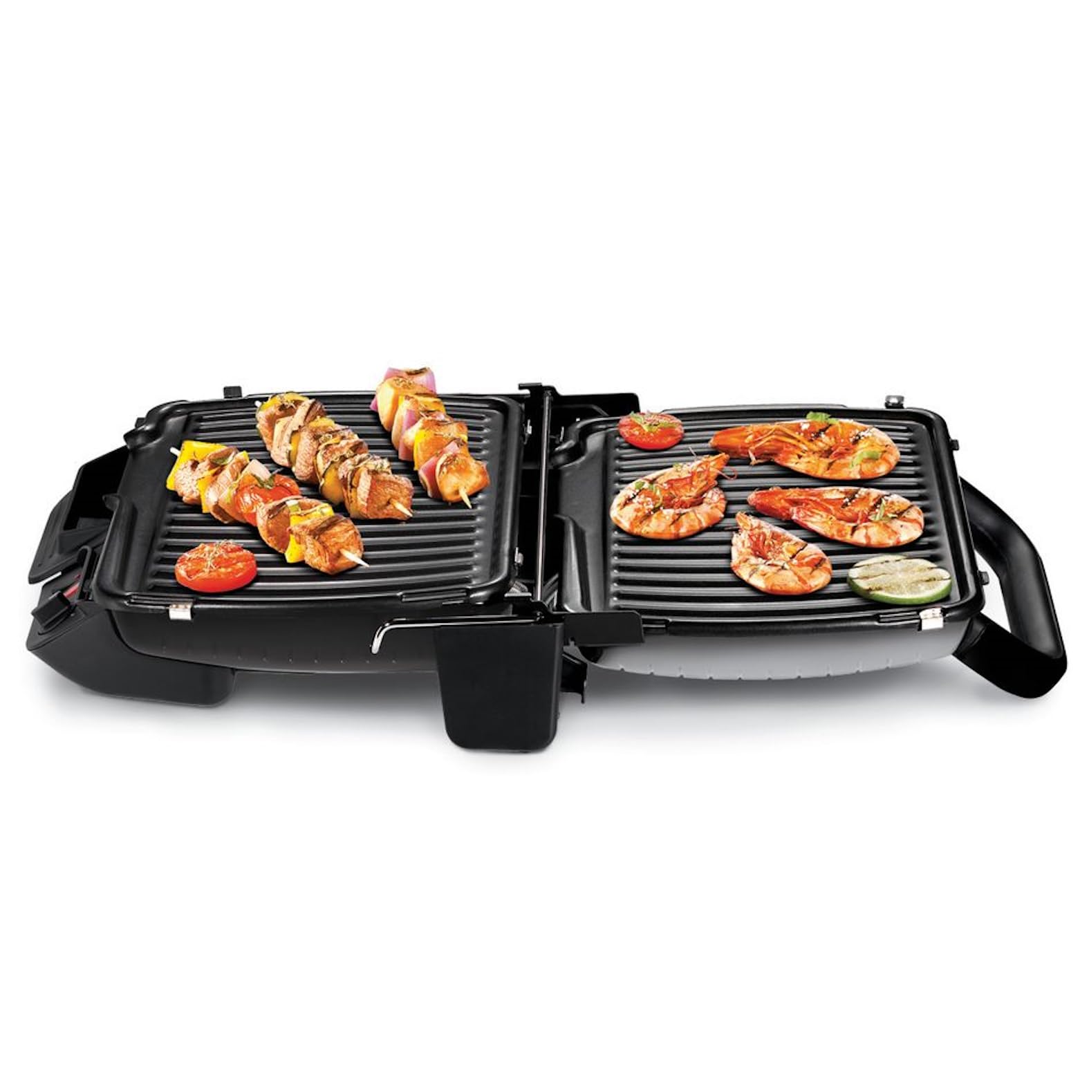tefal-gc3050-kontaktgrill-2-in-1-aufklappbarer-tischgrill-sandwichmaker-mit-2000 image 2