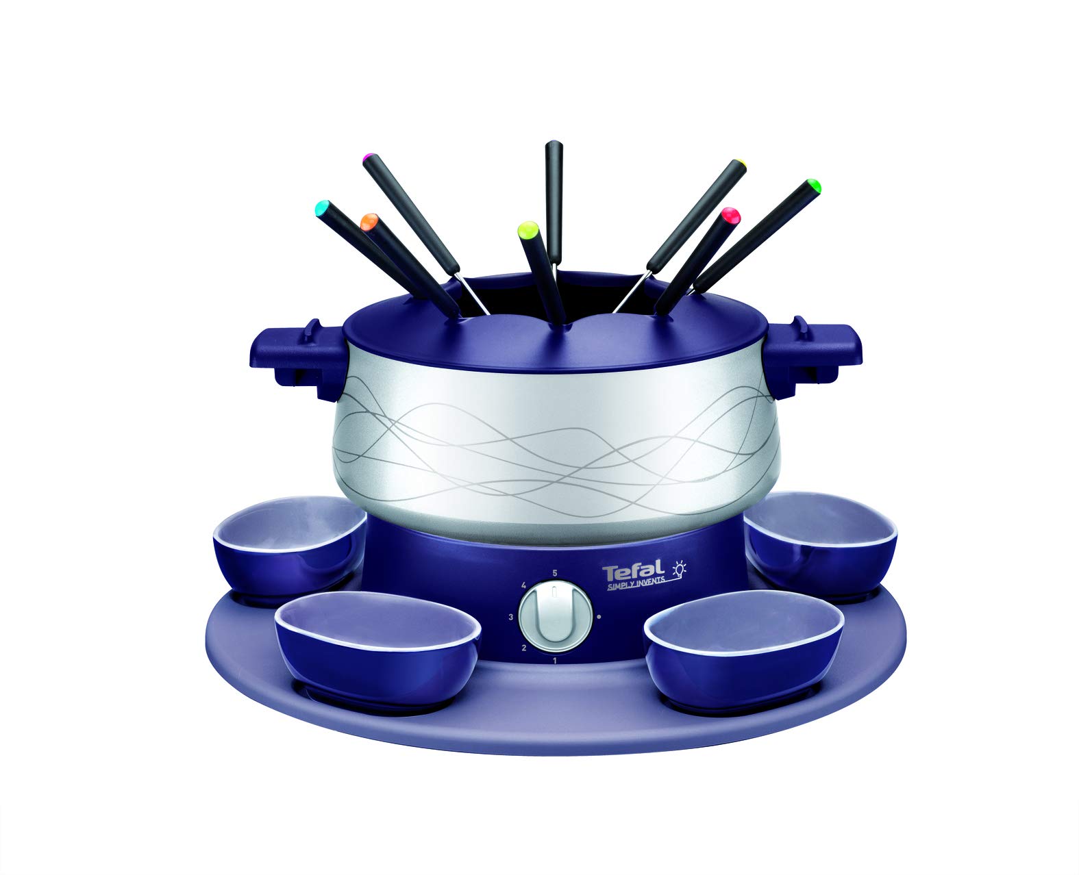 tefal-simply-invents-ef3514-elektrisches-fondue-set-antihaftbeschichteter-topf-t image 1