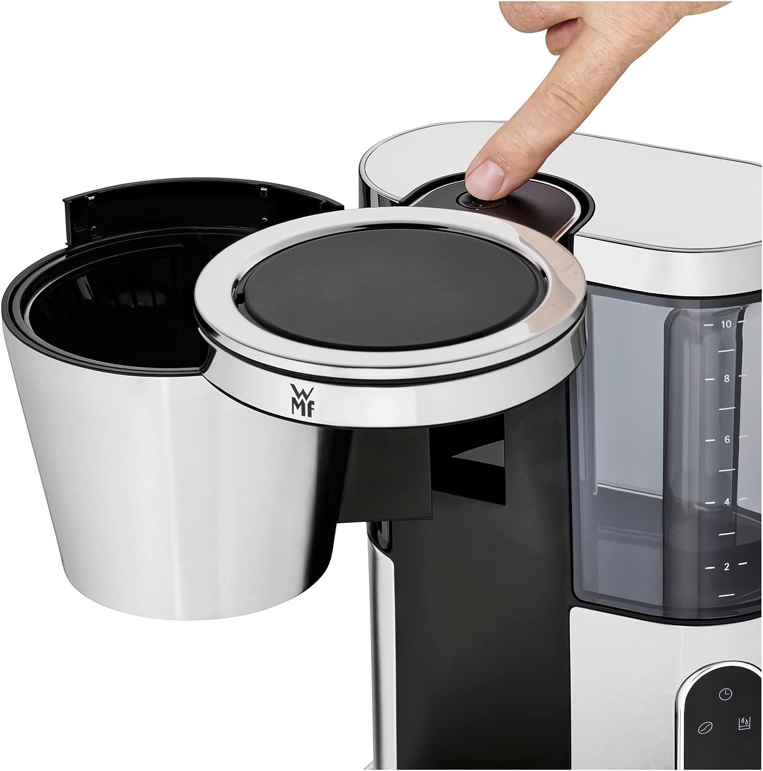 wmf-lono-aroma-filterkaffeemaschine-mit-glaskanne-1-25-l-f-r-10-tassen-schwenkfi image 3