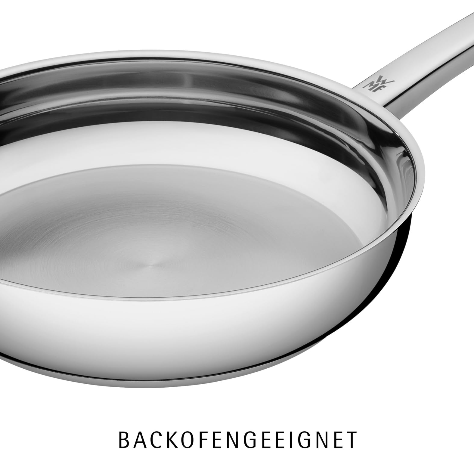 wmf-profi-bratpfanne-28-cm-cromargan-edelstahl-unbeschichtet-induktion-backofenf image 2