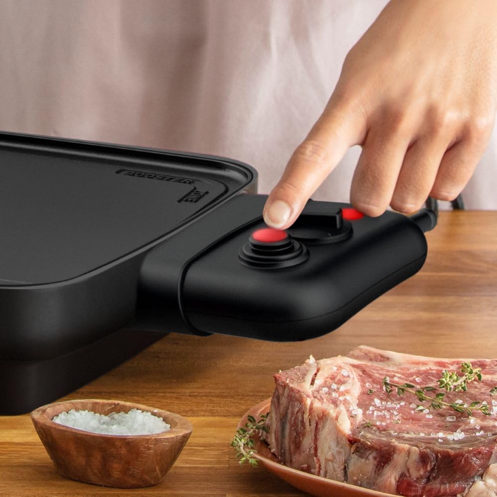 tefal-bbq-booster-tischgrill-cb6418-2200-watt-power-boost-zone-thermo-spot-antih image 5