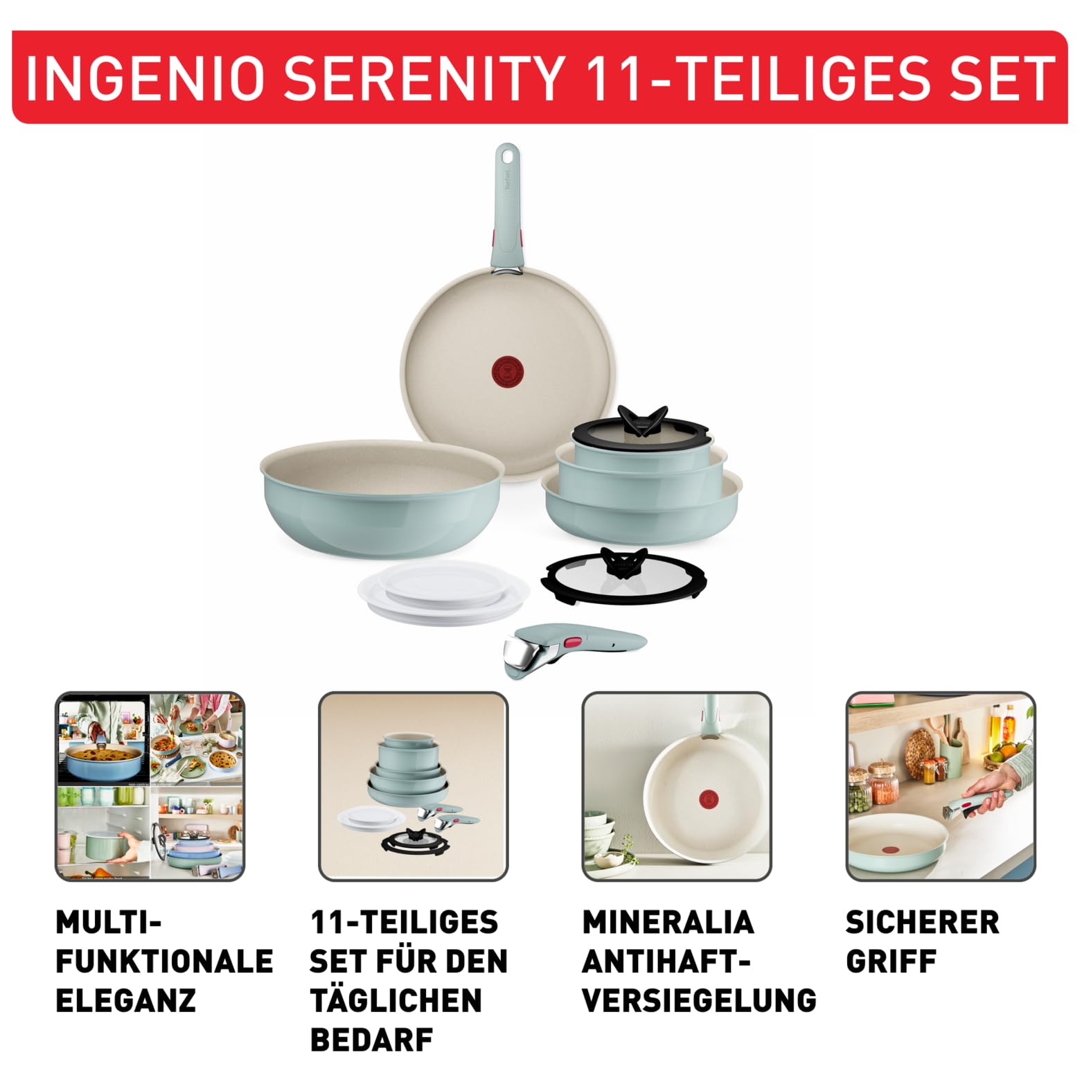 tefal-ingenio-serenity-kochgeschirr-set-11-teilig-stapelbares-aluminium-set-mit- image 3