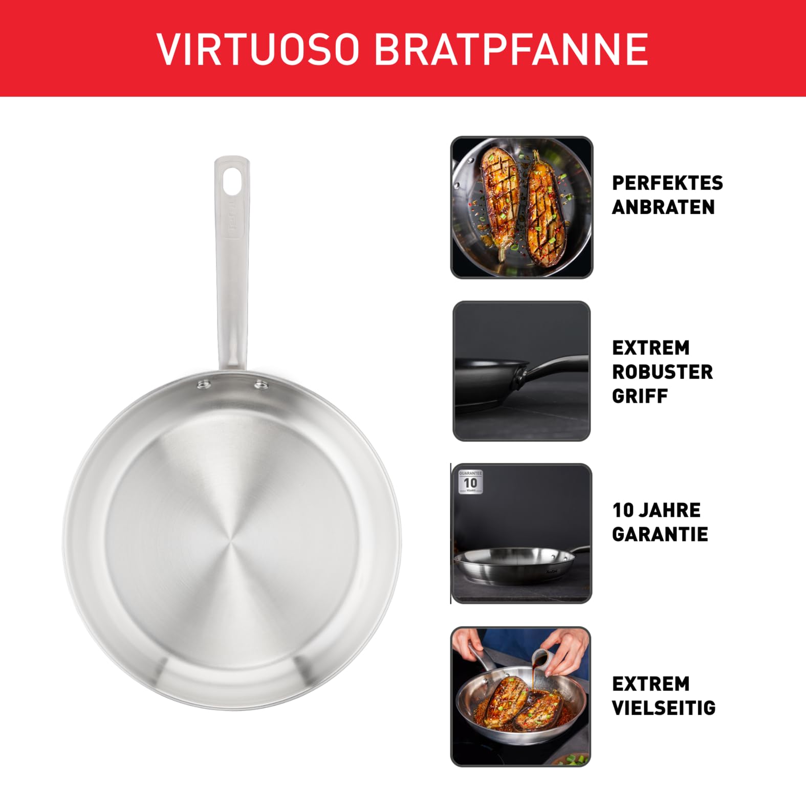 tefal-virtuoso-e49206-bratpfanne-28-cm-unbeschichtete-edelstahlpfanne-f-r-indukt image 3