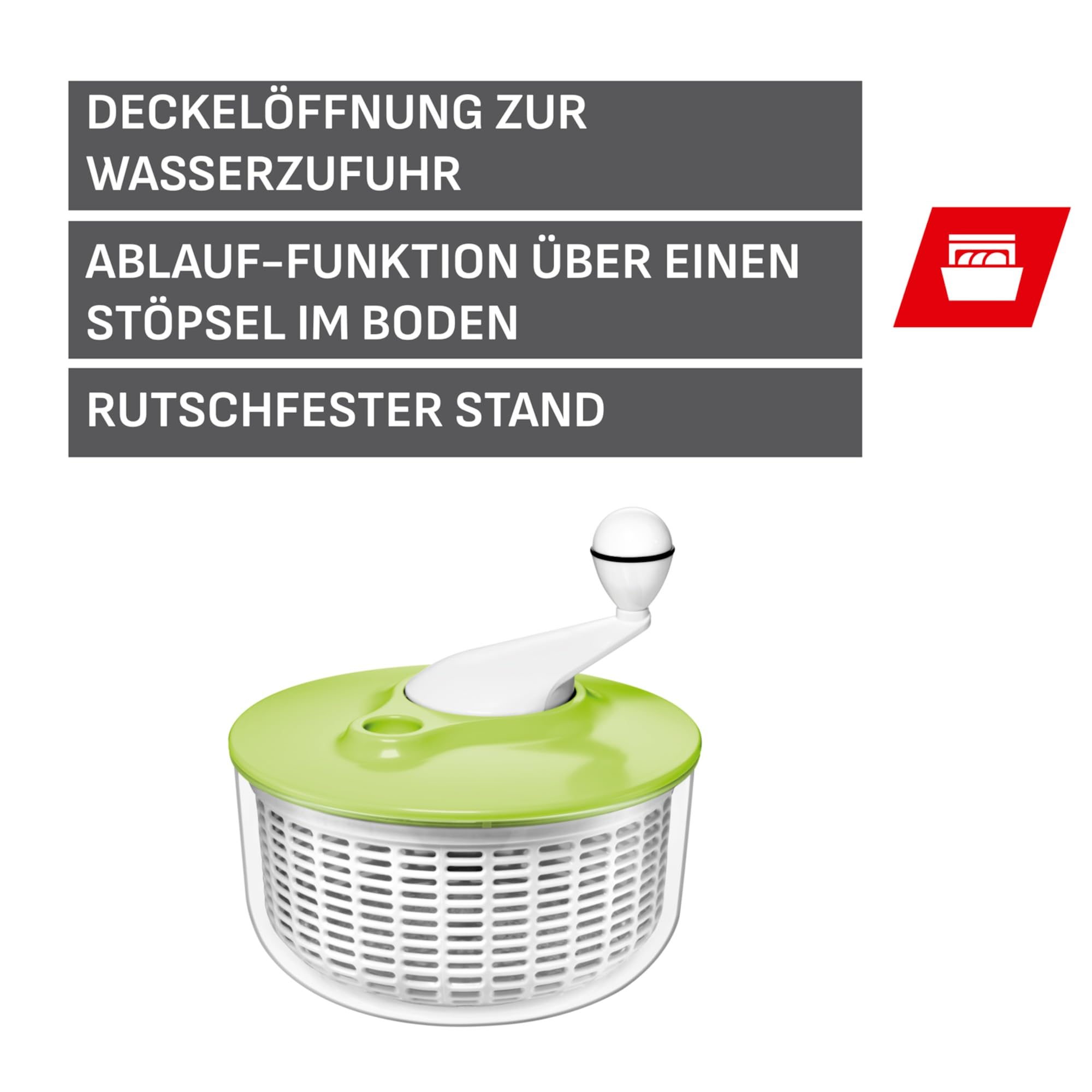 silit-salatschleuder-25-cm-kunststoff-mit-kurbelmechanismus-siebeinsatz-als-nude image 2