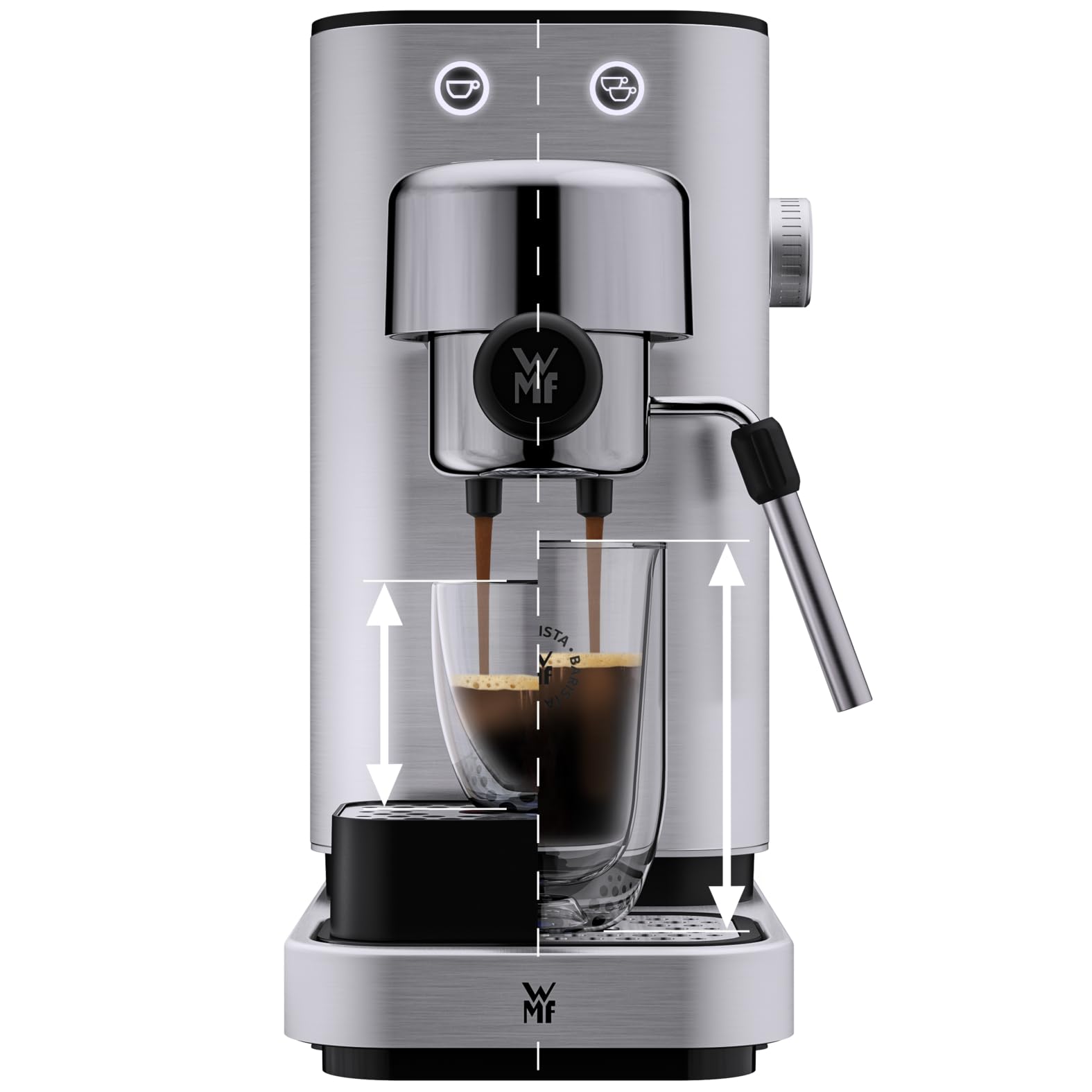 wmf-lono-espressomaschine-mit-siebtr-ger-1350-watt-15-bar-pumpendruck-2-siebtr-g image 2