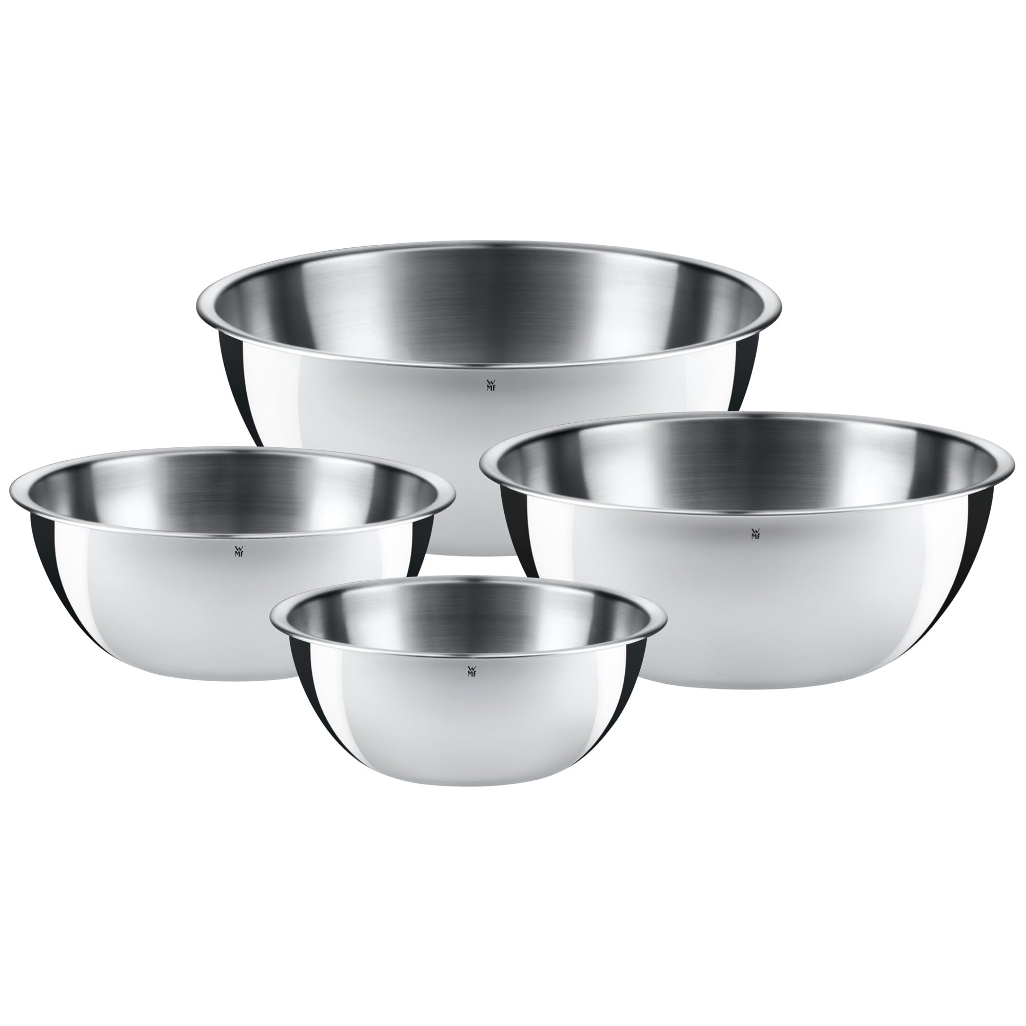 wmf-gourmet-sch-ssel-set-4-teilig-cromargan-edelstahl-1-0-3-5-l-stapelbar-mit-sc image 1
