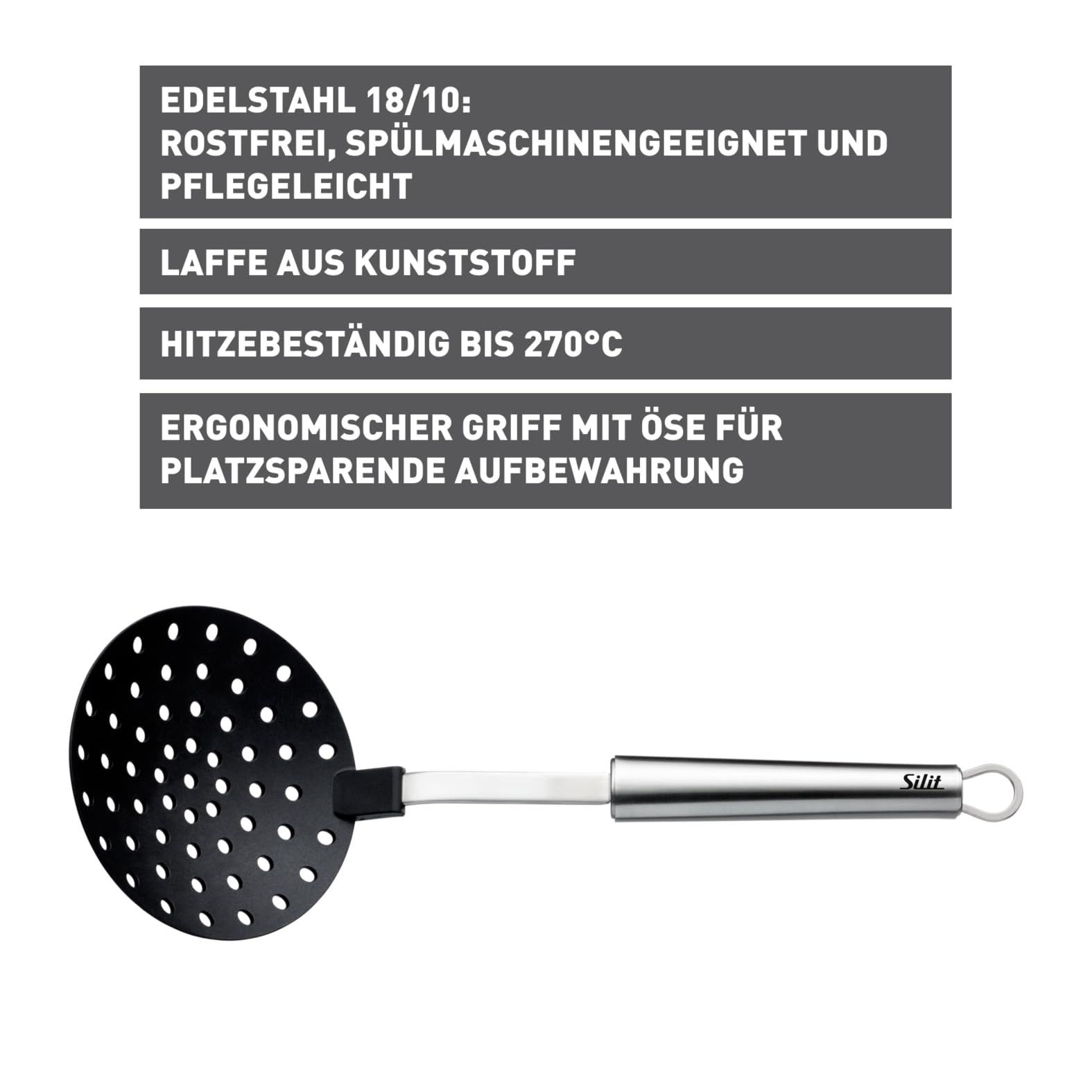 silit-classic-line-schauml-ffel-33-cm-k-chenhelfer-aus-edelstahl-18-10-mit-hitze image 2