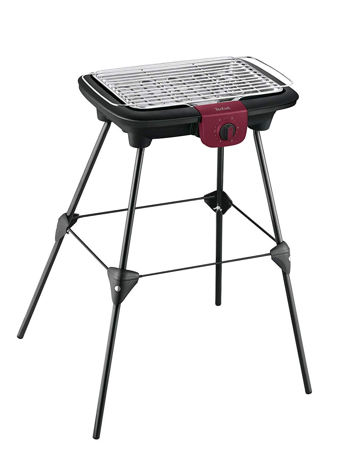 tefal-easygrill-bg90f5-elektrischer-standgrill-2300-w-mit-standf-en-f-r-drau-en- image 1
