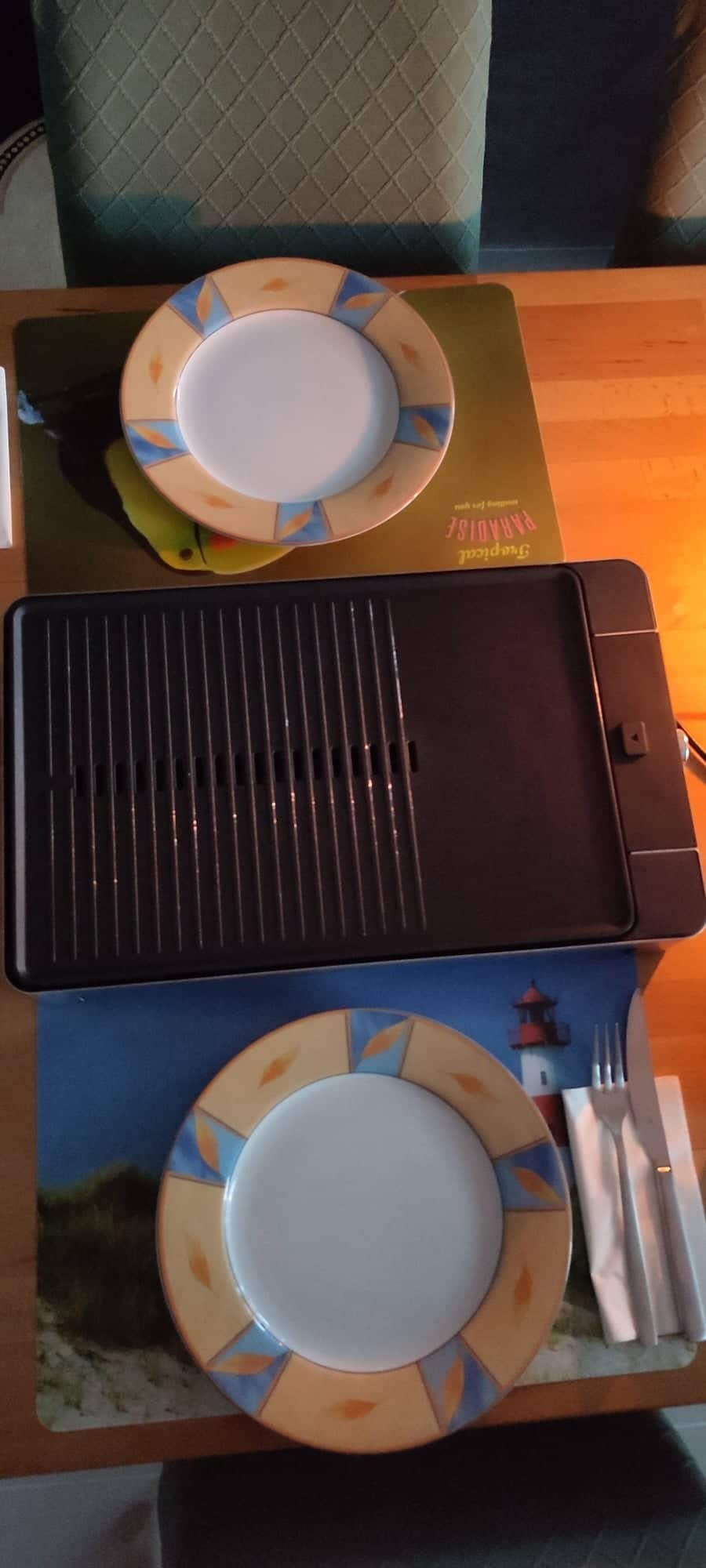 Platte verzogen sich leicht