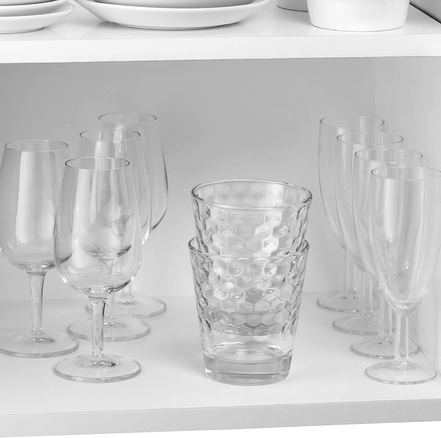 wmf-coffeetime-wassergl-ser-set-4-teilig-tumbler-gl-ser-265-ml-mit-wabenmuster-h image 6