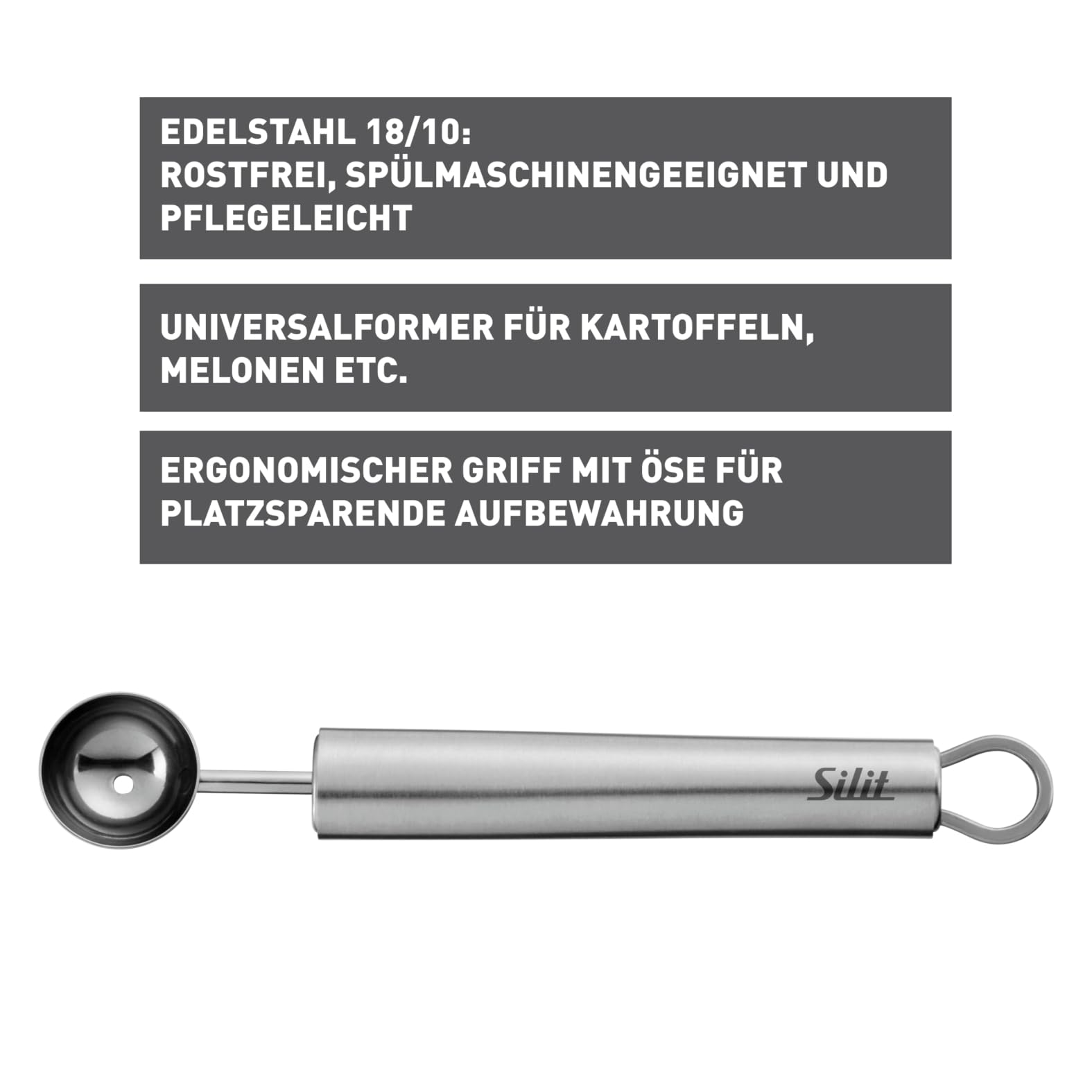 silit-classic-line-kugelausstecher-16-cm-melonenausstecher-aush-hl-l-ffel-edelst image 2