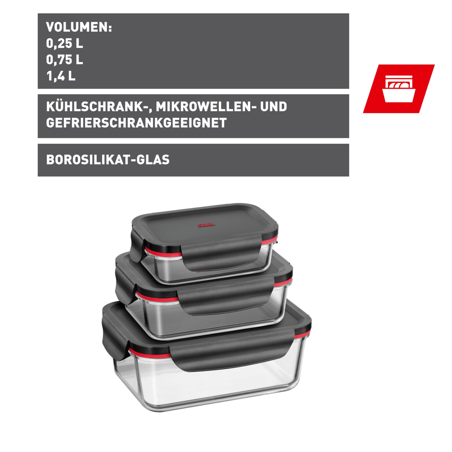 silit-storio-vorratsdosen-set-3-teilig-glasbeh-lter-mit-luftdichtem-deckel-bpa-f image 2