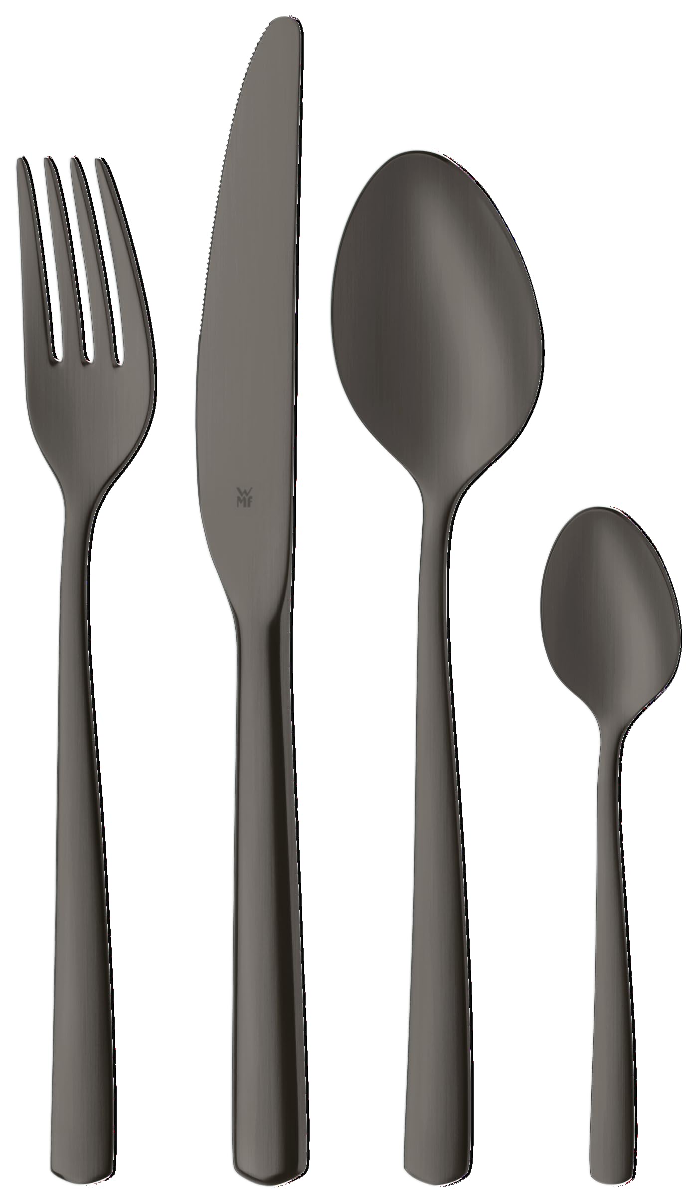 wmf-boston-black-besteckset-24-teilig-f-r-6-personen-cromargan-edelstahl-18-10-s image 1