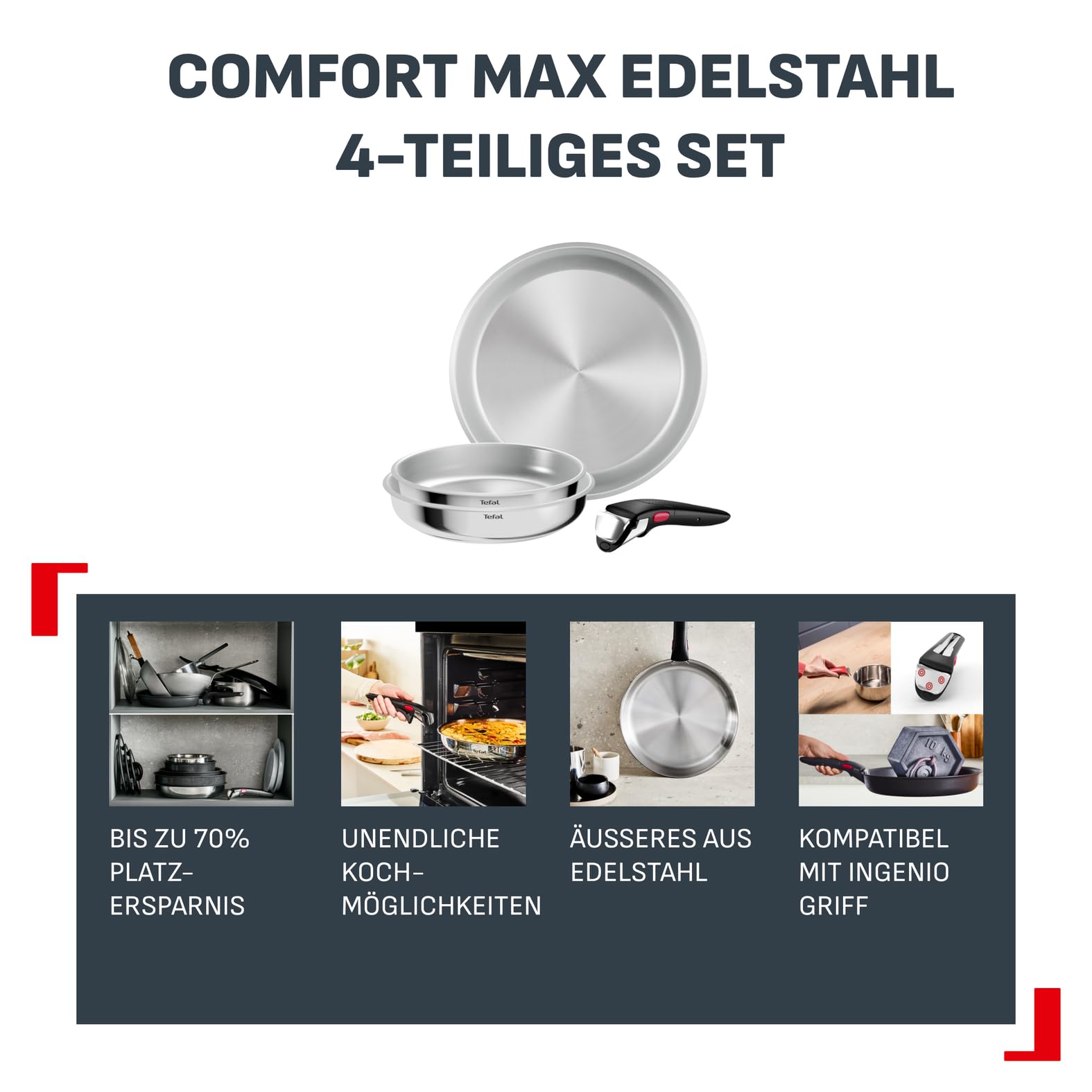 tefal-ingenio-comfort-max-l968s434-4-tlg-pfannen-set-22-24-28-cm-edelstahl-unver image 3