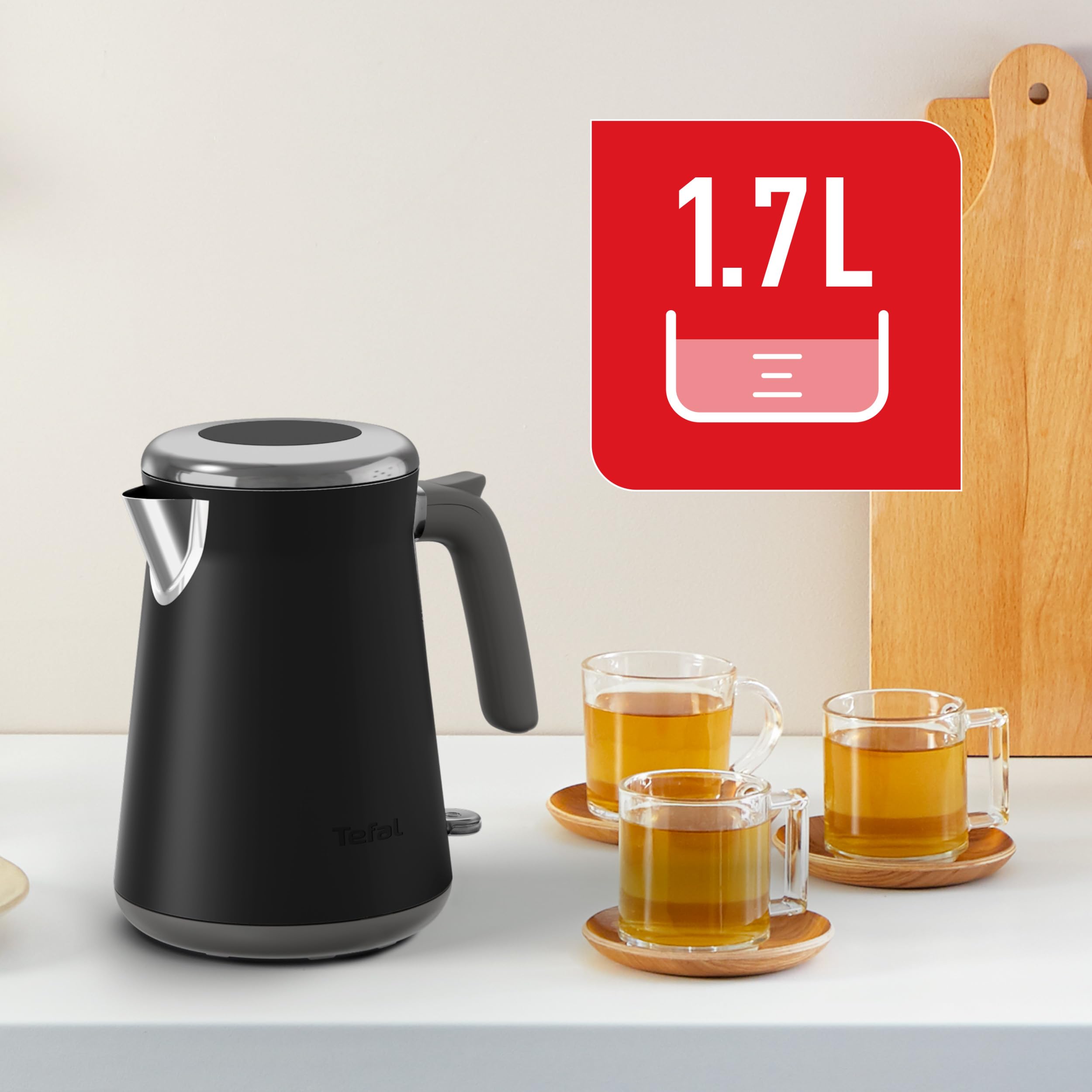 tefal-collection-wasserkocher-ki6668e0-im-retrostil-edelstahl-1-7-l-2400-w-ein-t image 2