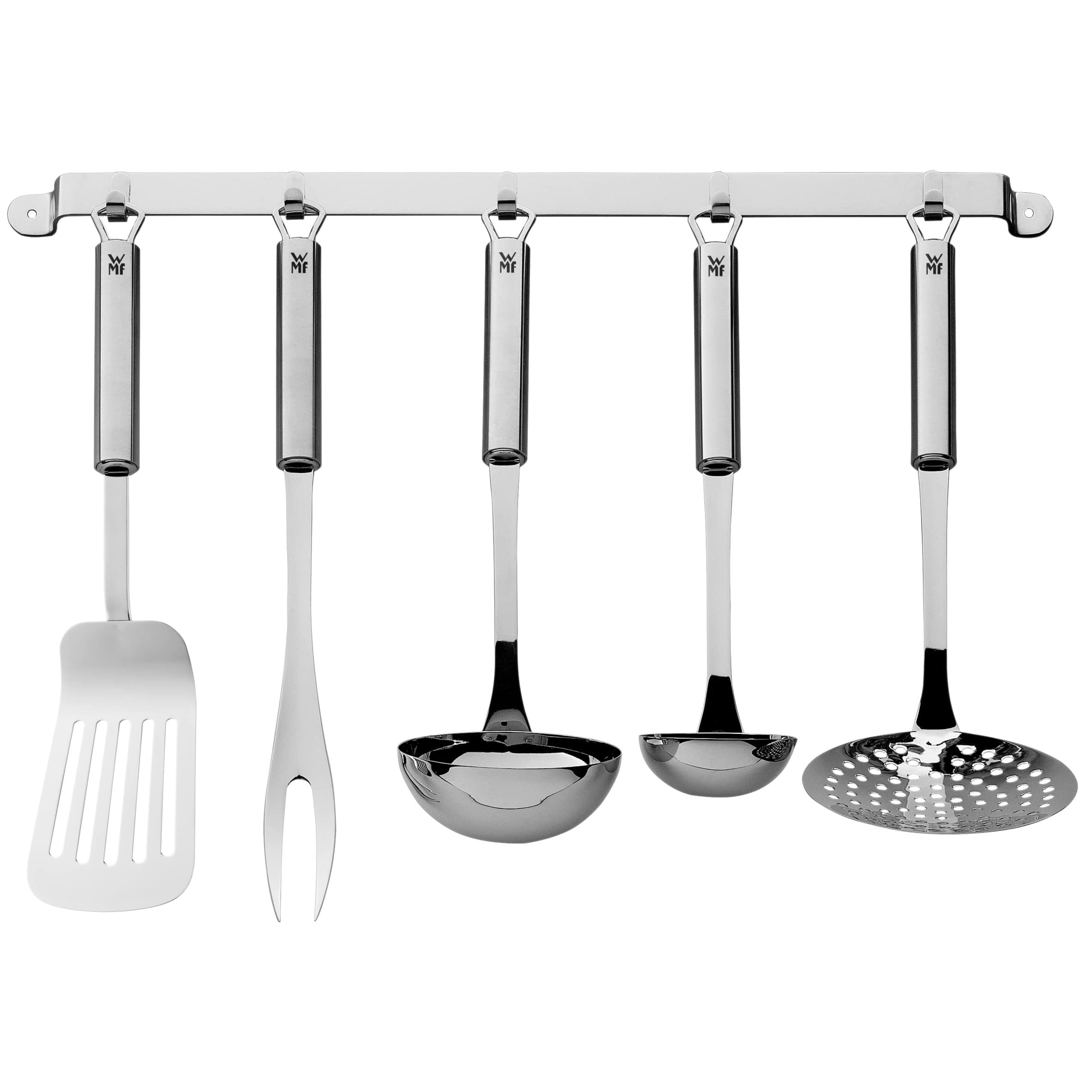 wmf-profi-plus-k-chenhelfer-set-6-teilig-h-ngeleiste-mit-5-helfern-cromargan-ede image 1