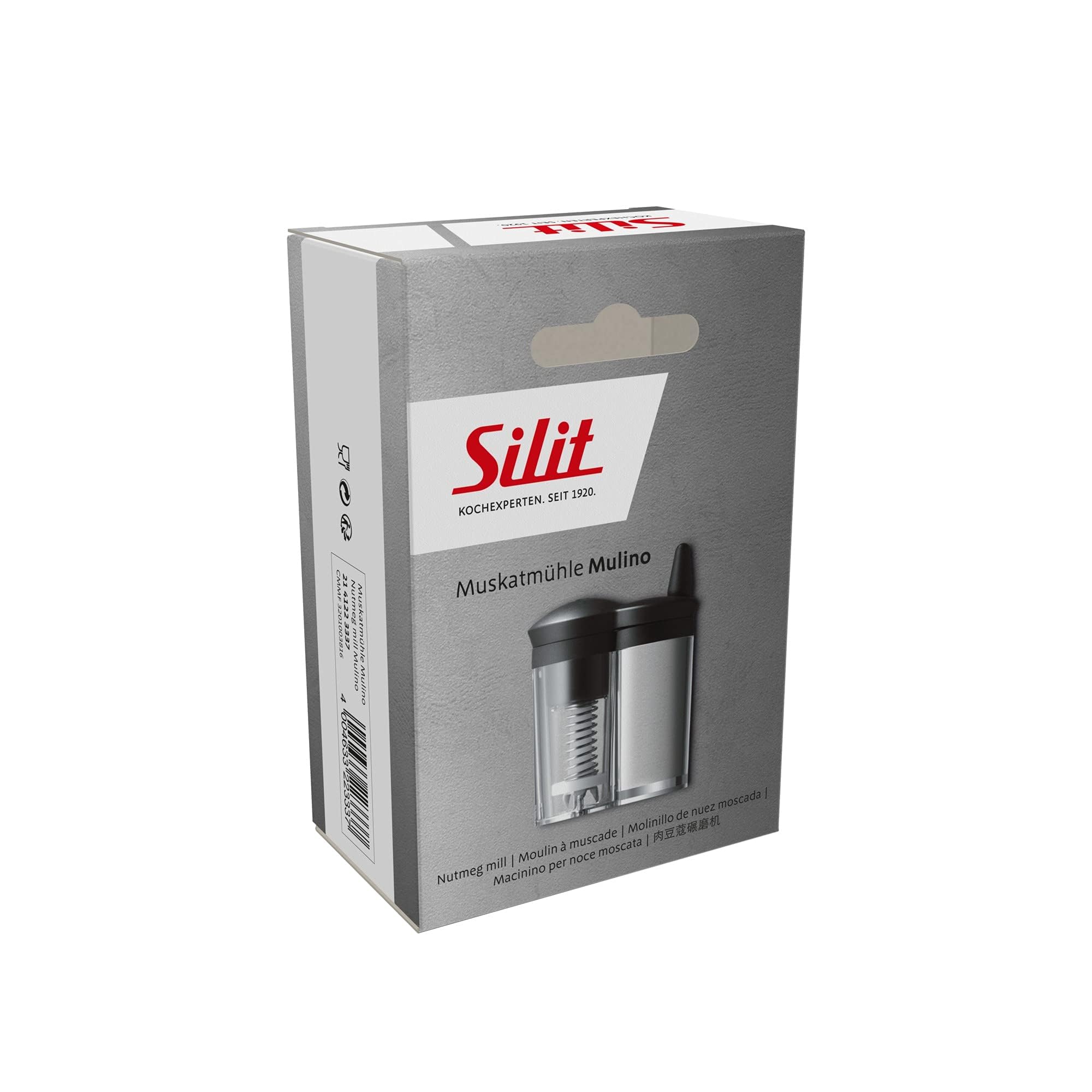 silit-mulino-muskatm-hle-mit-reservebeh-lter-muskatreibe-aus-edelstahl-und-acryl image 4