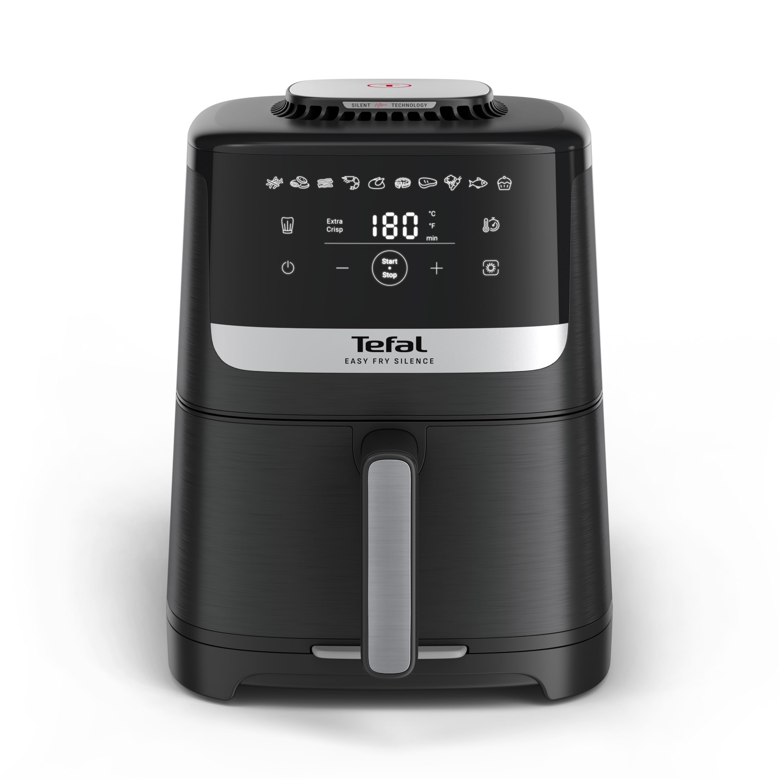 tefal-easy-fry-silence-ey5528e0-hei-luftfritteuse-in-schwarz-mit-abnehmbarem-fro image 2