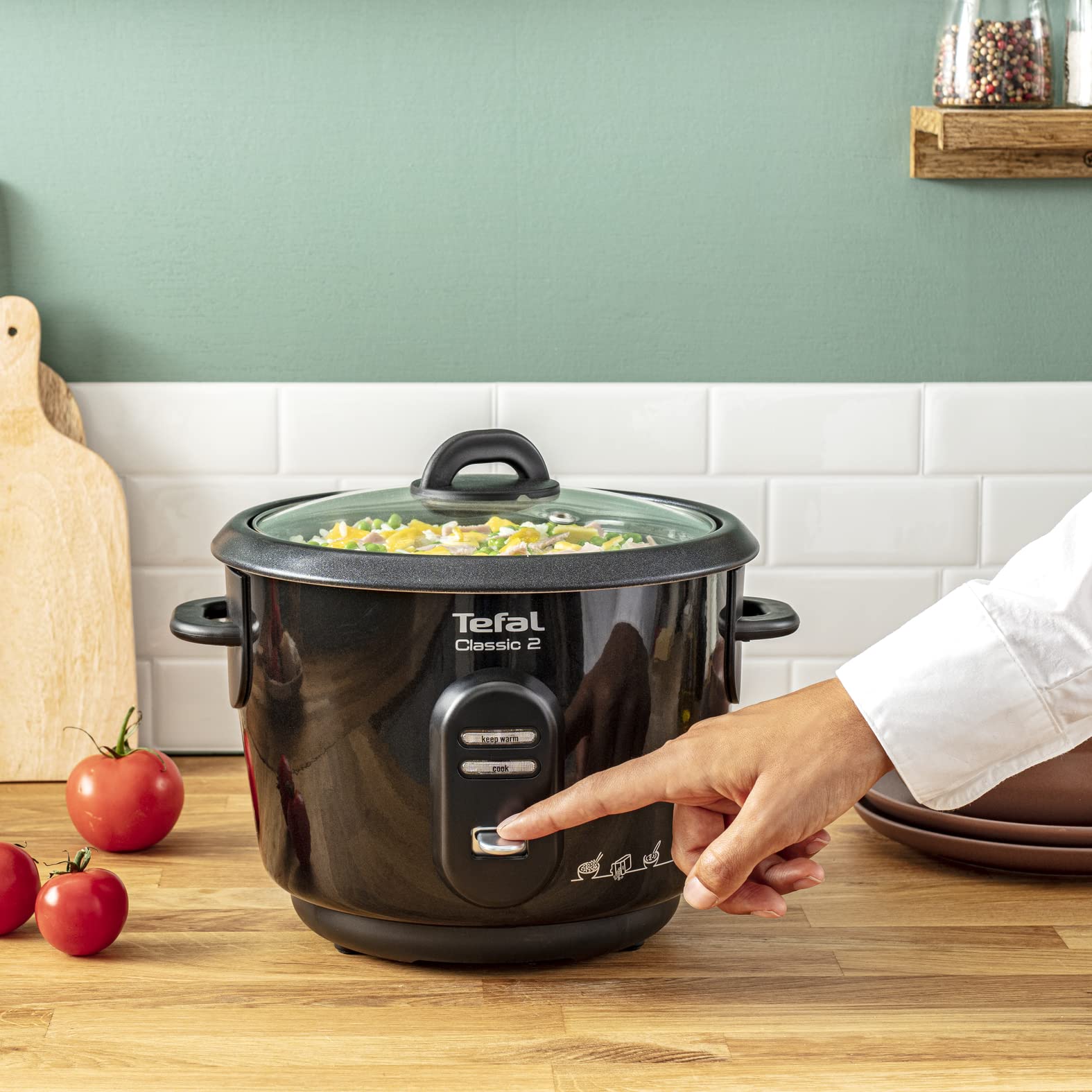 tefal-rk1028-new-classic-reiskocher-3-l-6-tassen-warmhaltefunktion-dampfgarfunkt image 5