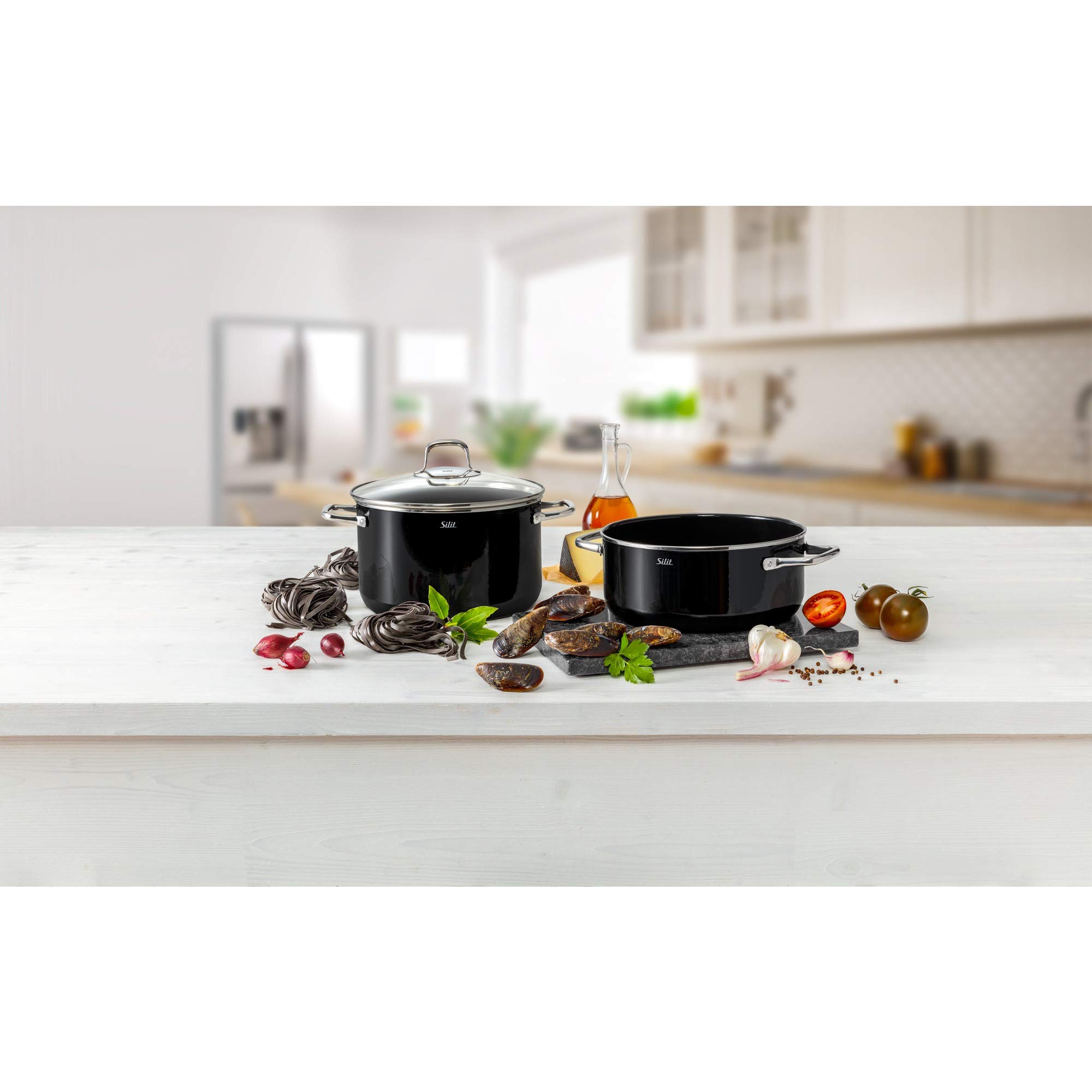silit-elegance-line-fleischtopf-24-cm-mit-glasdeckel-induktions-kochtopf-6-4-l-s image 2